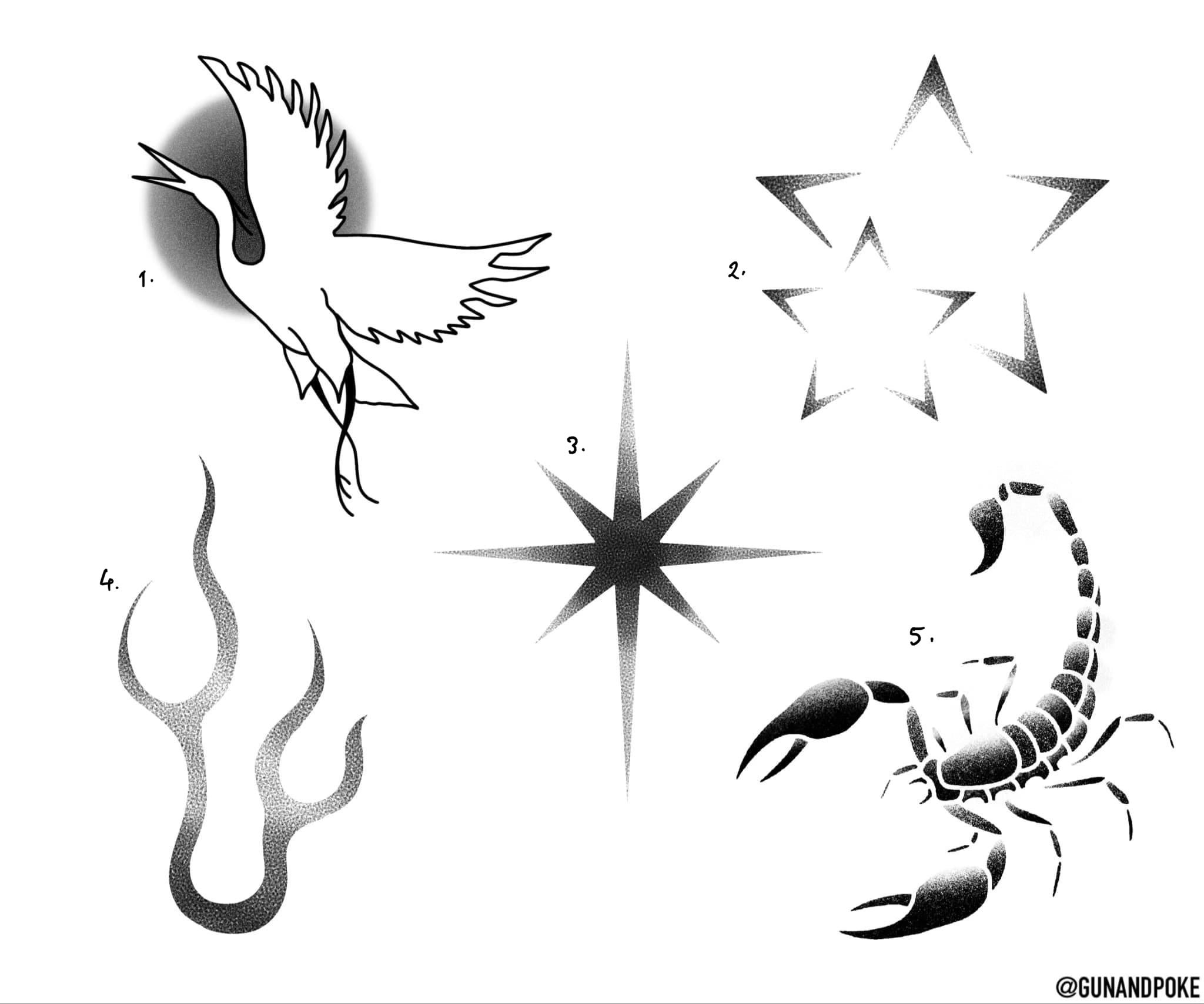 Fine Line and Illustrative inspired designs by Amy