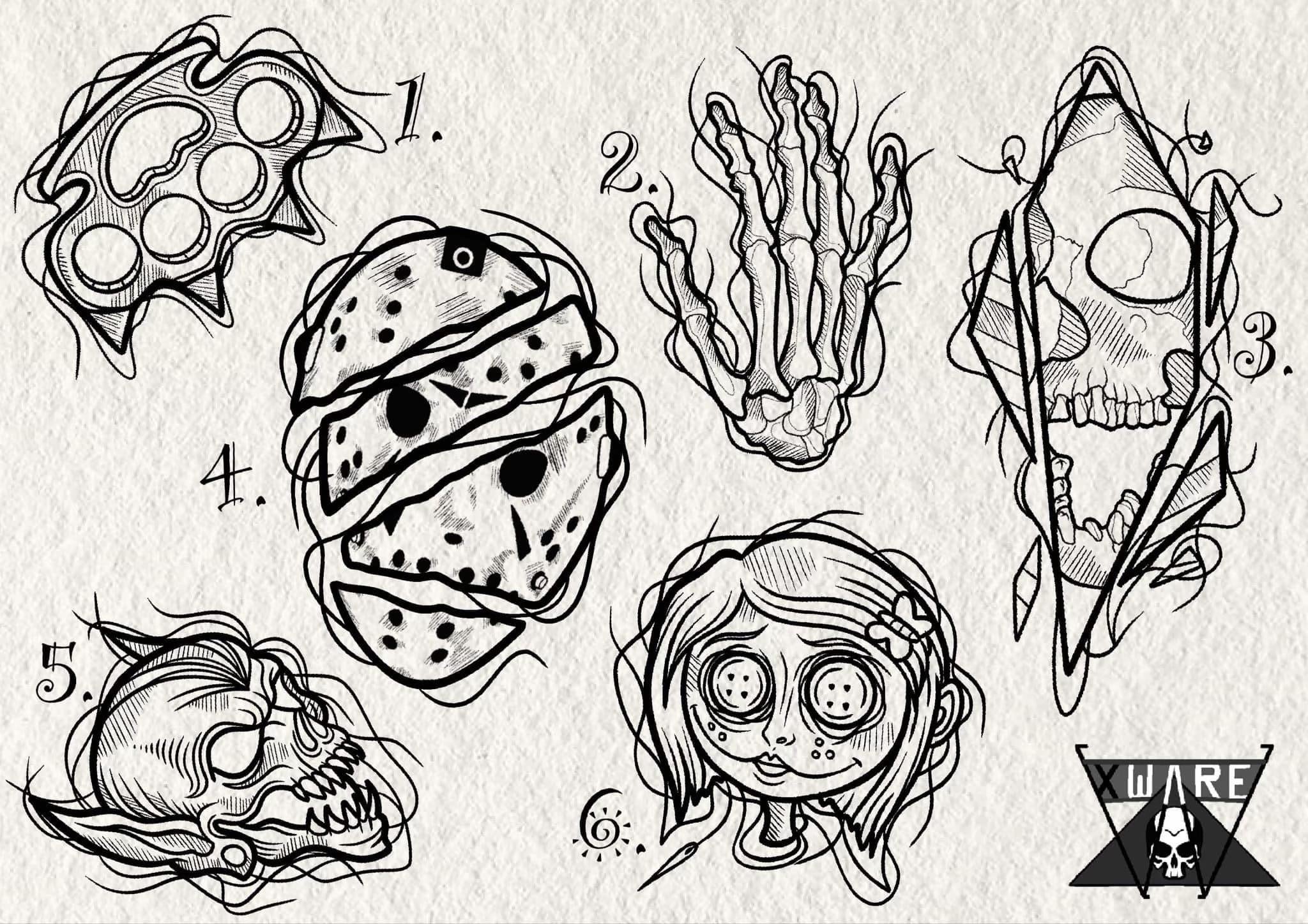 Halloween inspired designs by Emily (2024)