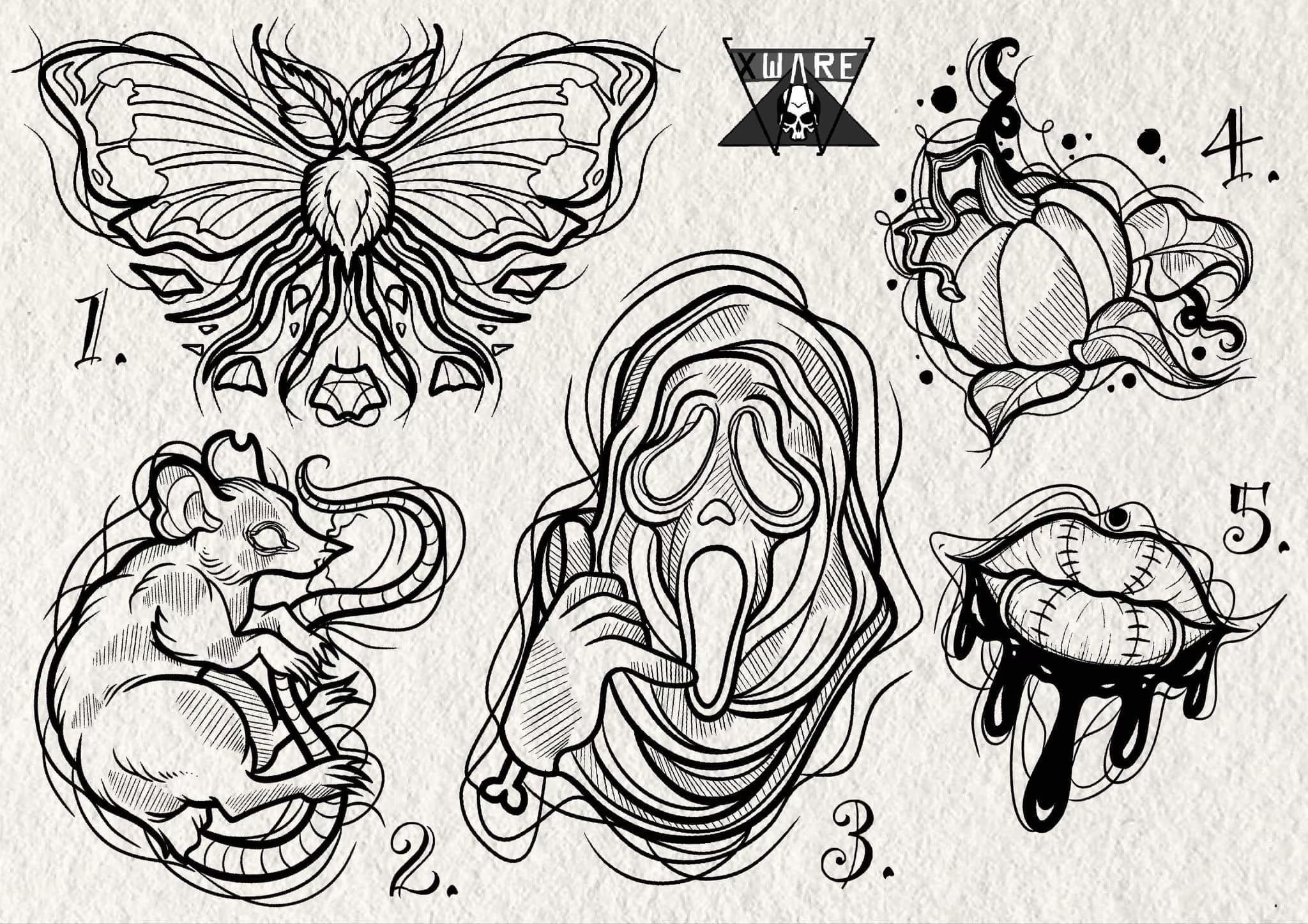 Halloween inspired designs by Emily (2024)