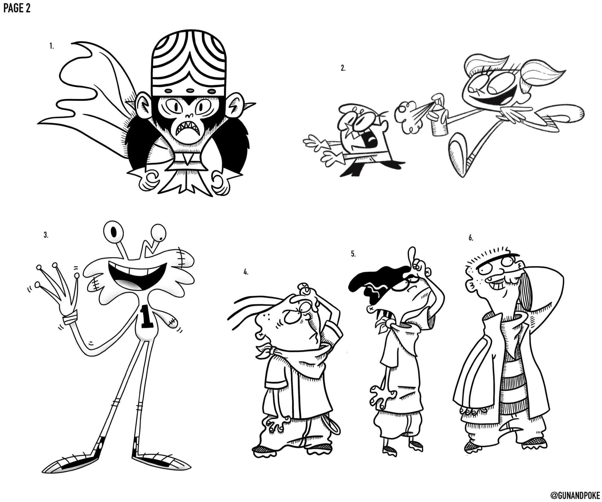 Cartoon Network inspired designs by Amy