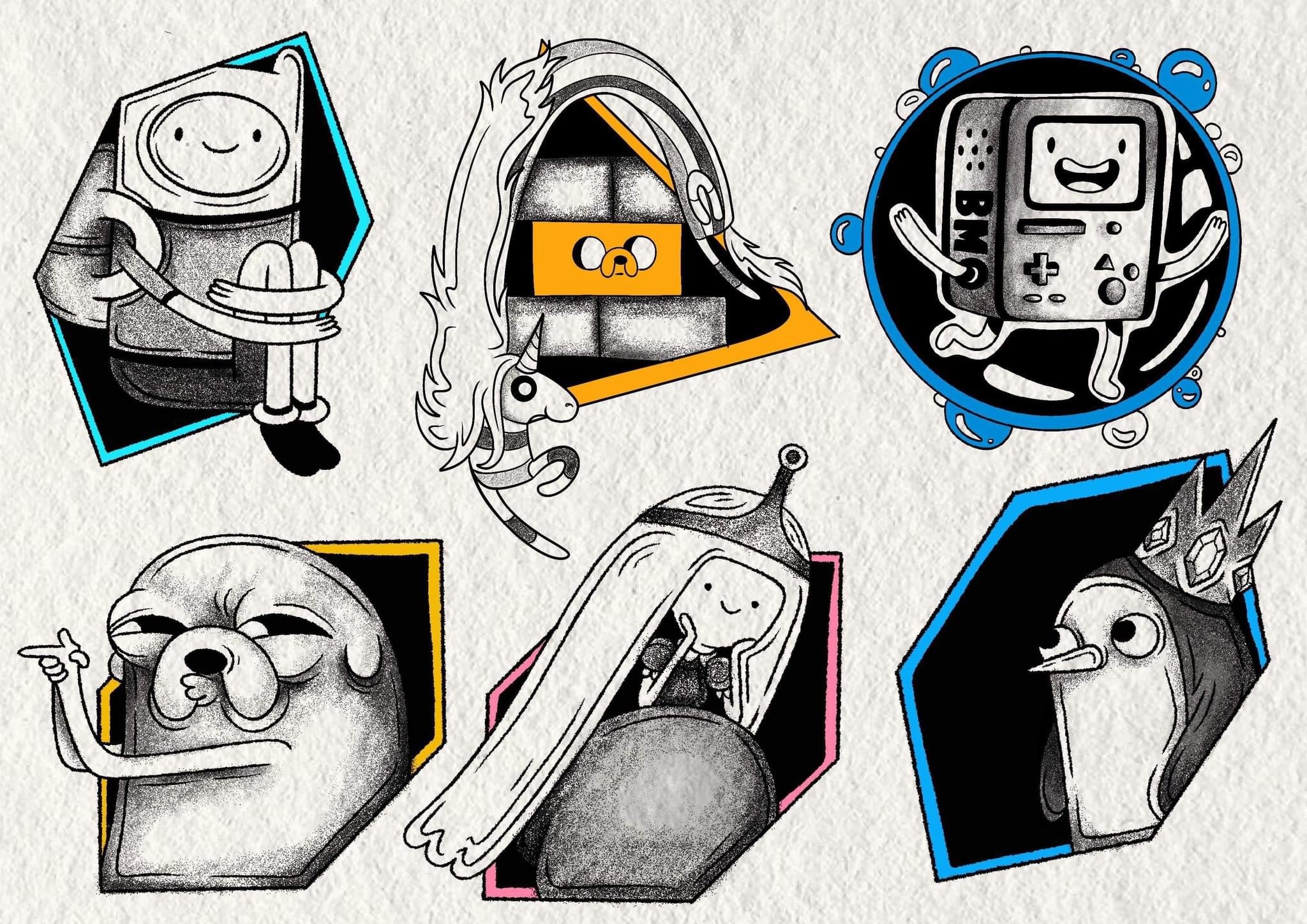 Cartoon Network inspired designs by Emily