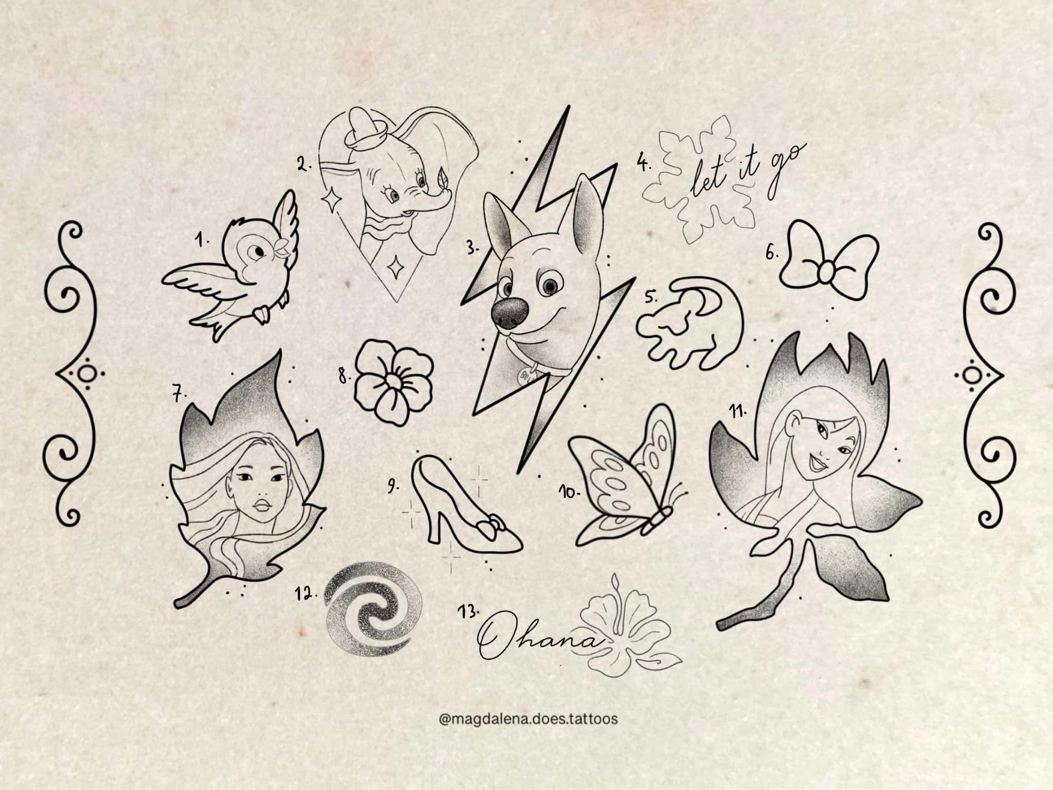 Disney inspired designs by Magda (Round 2)