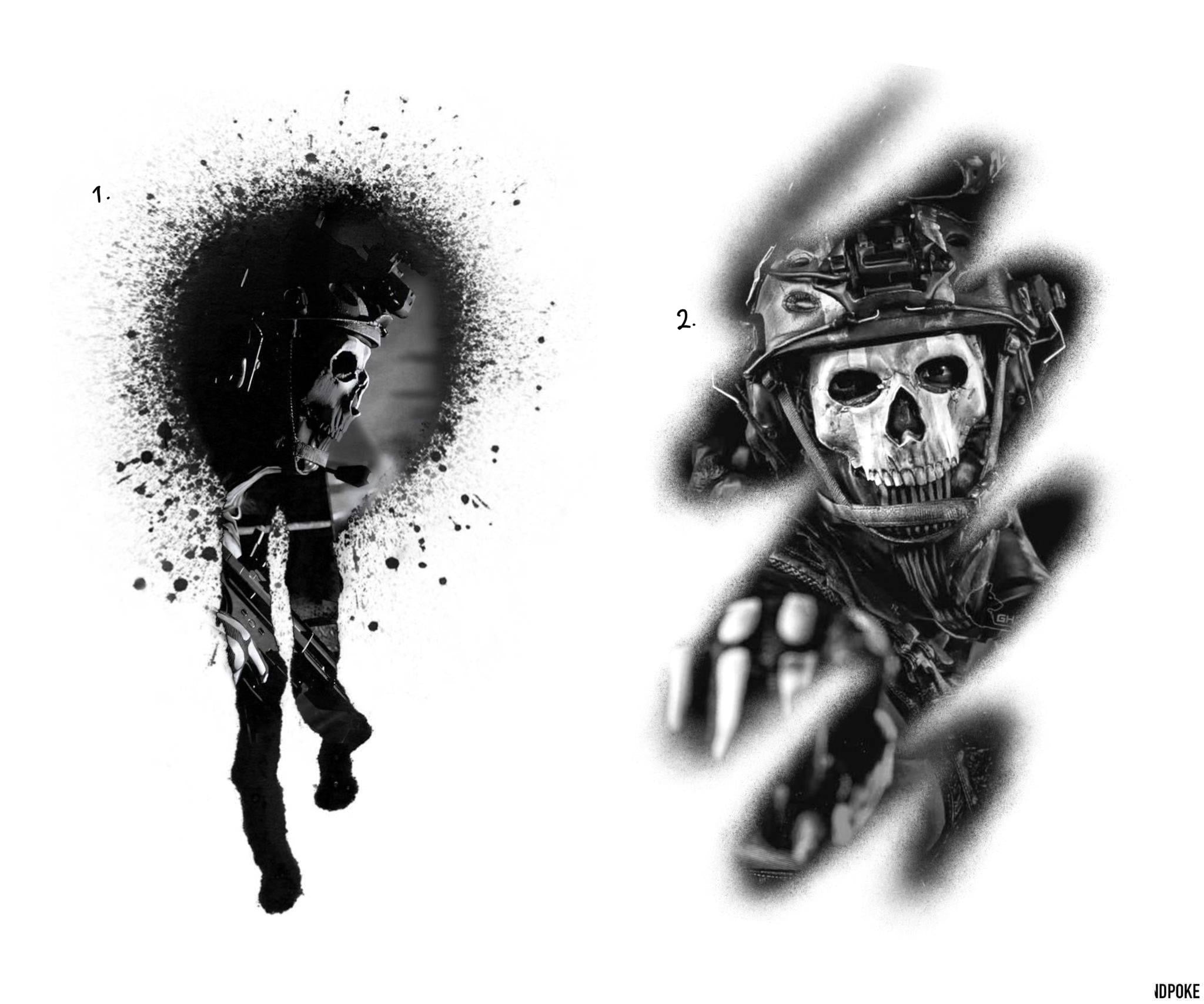 Call of Duty inspired designs by Amy