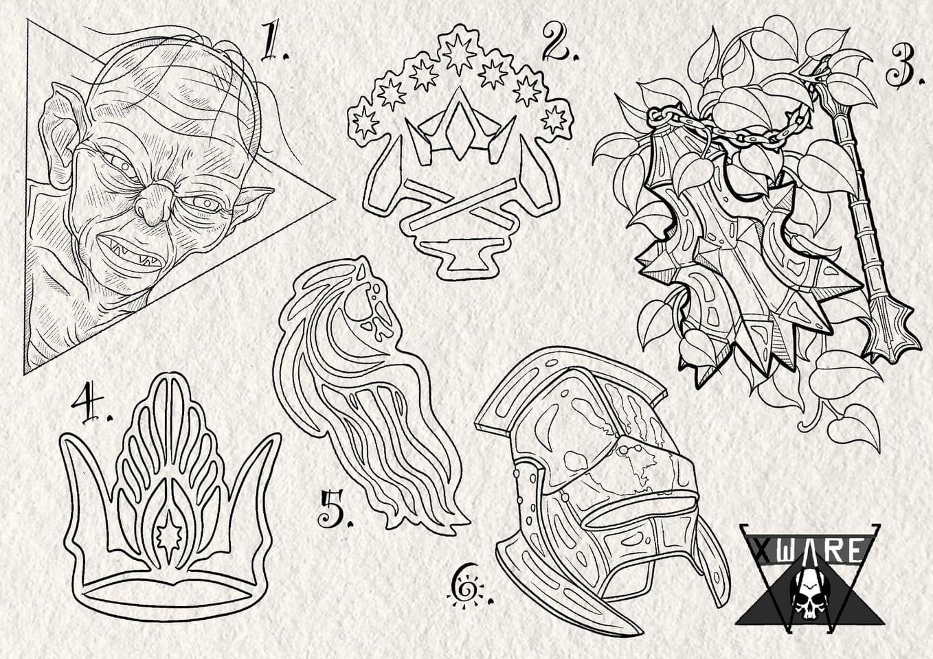 Lord of the Rings inspired designs by Emily (2024)