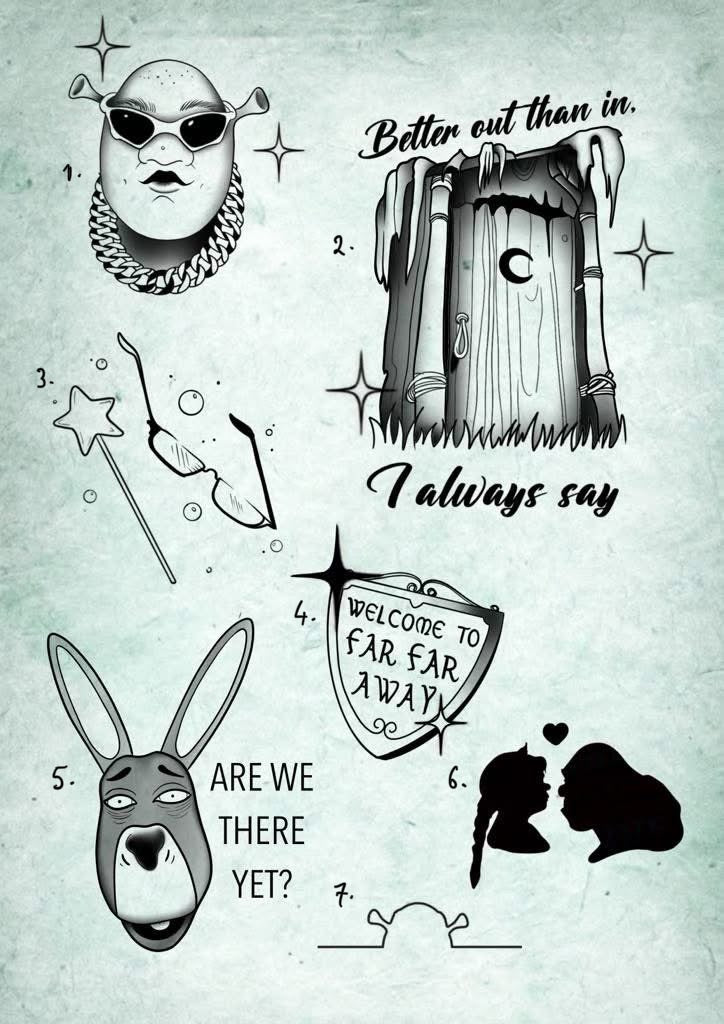 Dream Works inspired designs by Ivy