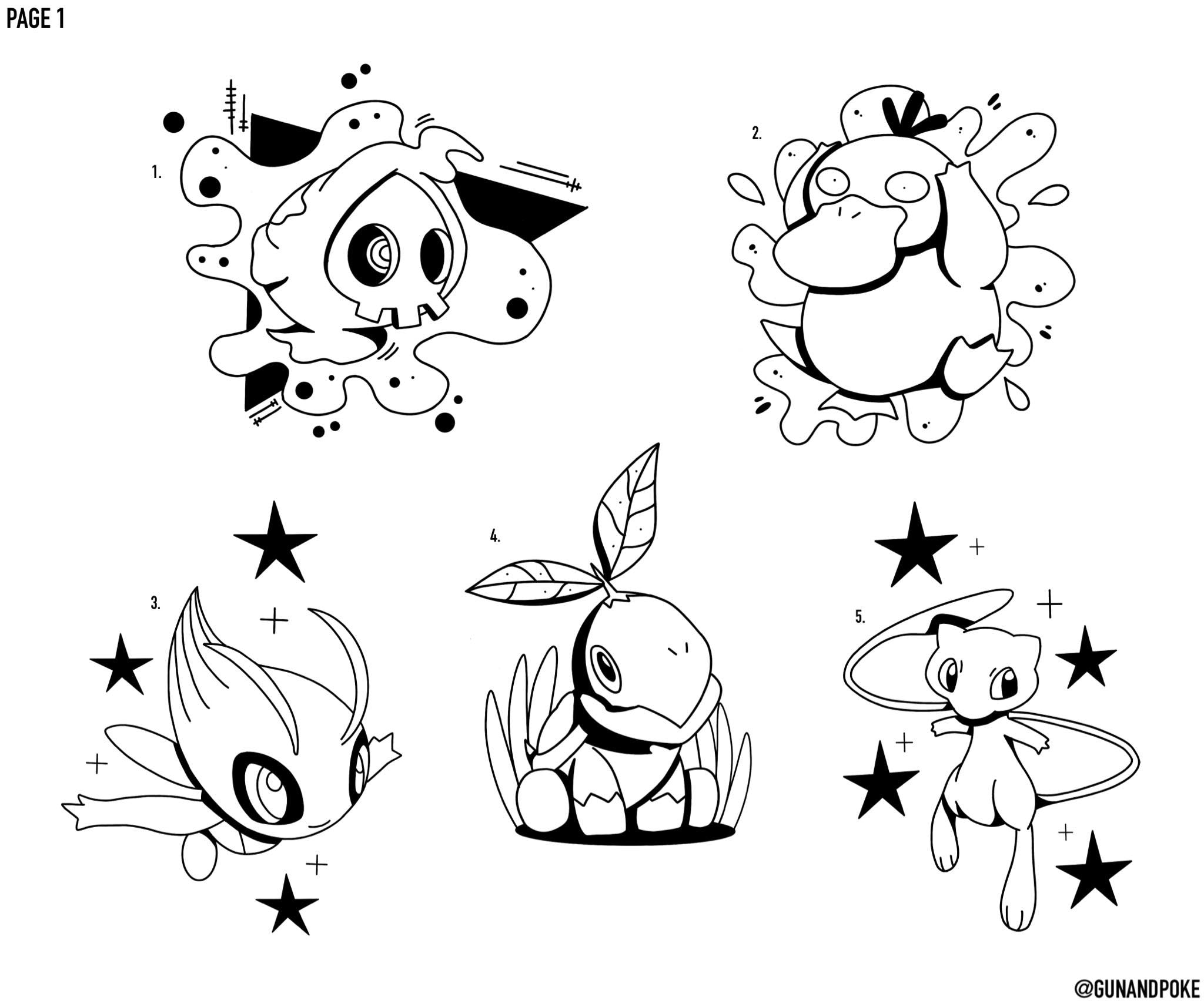 Pokemon inspired designs by Amy (Part 2)