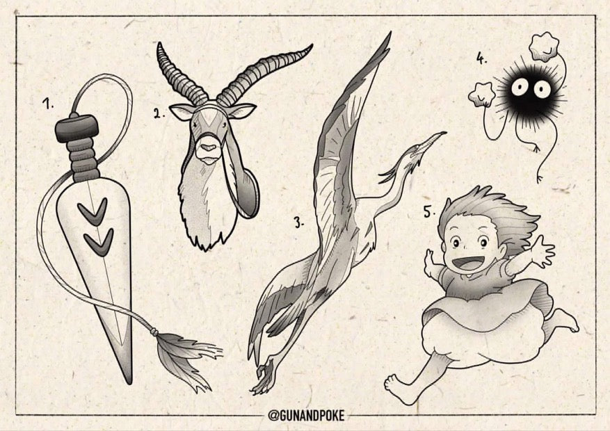 Studio Ghibli inspired designs by Amy (2025)
