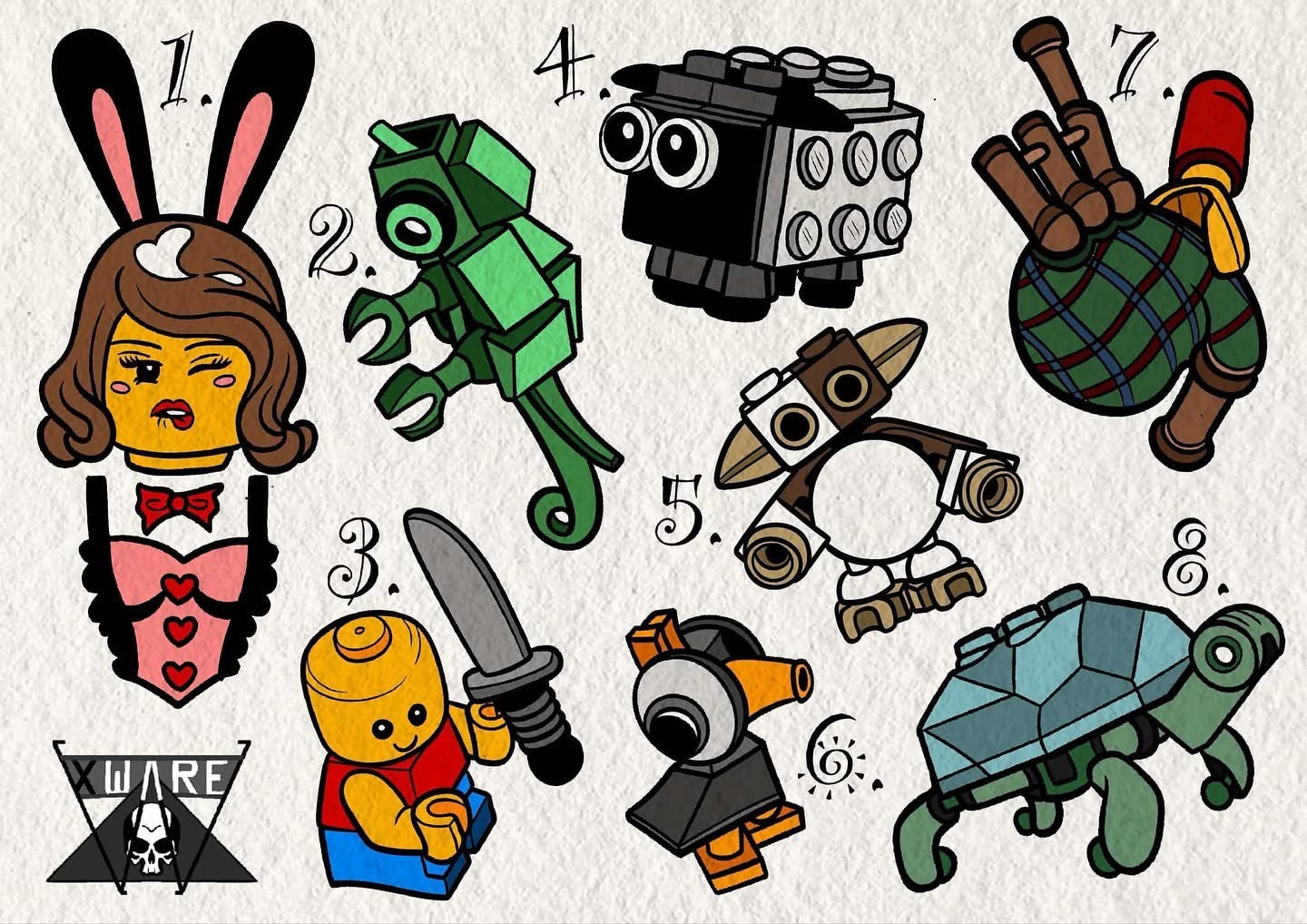 Lego inspired designs by Emily (2025)