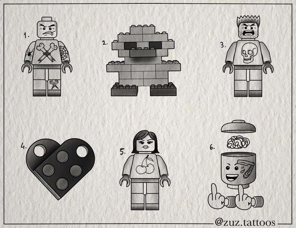 Lego inspired designs by Zuzanna (2025)