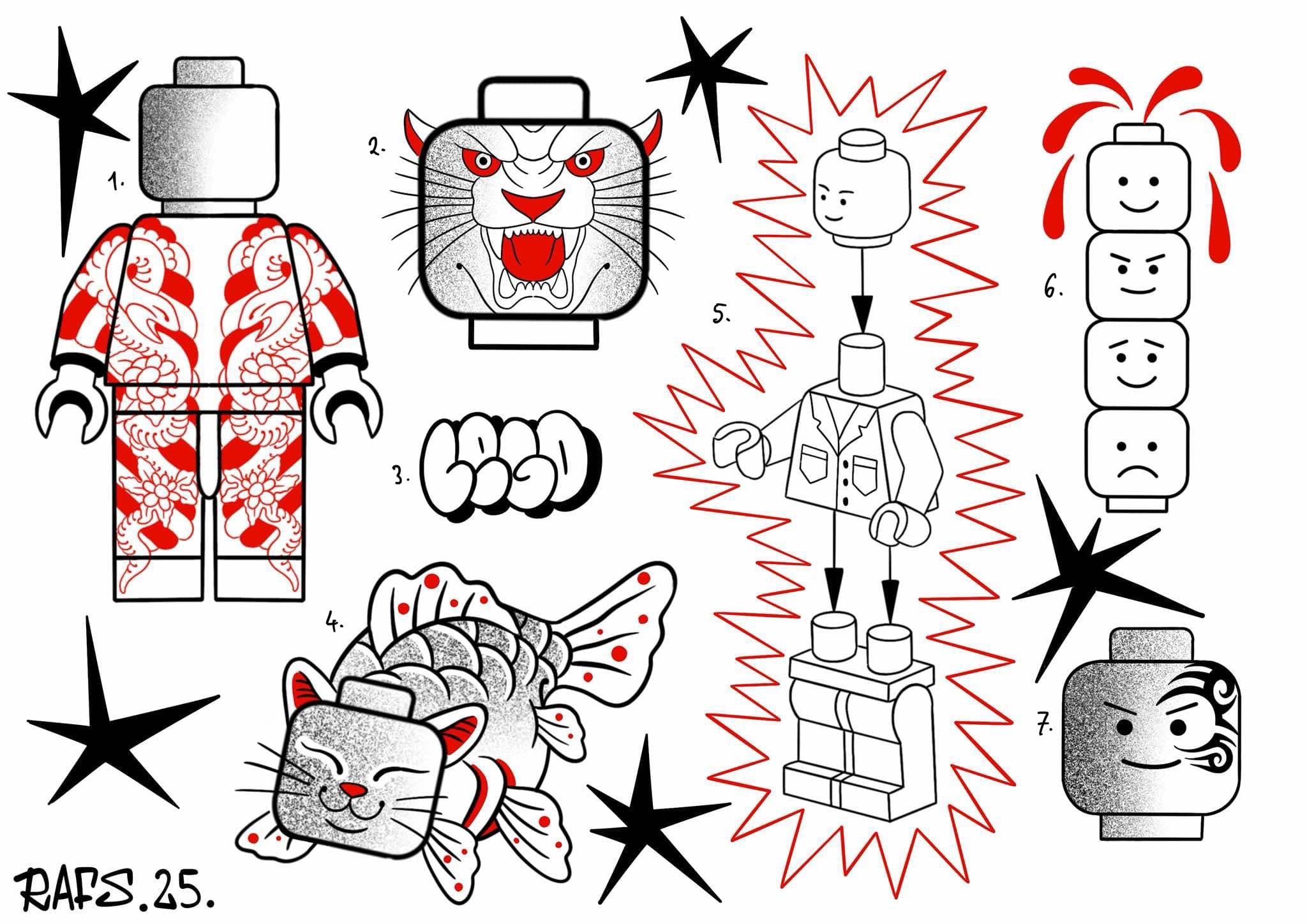 Lego inspired designs by Rafal (2025)