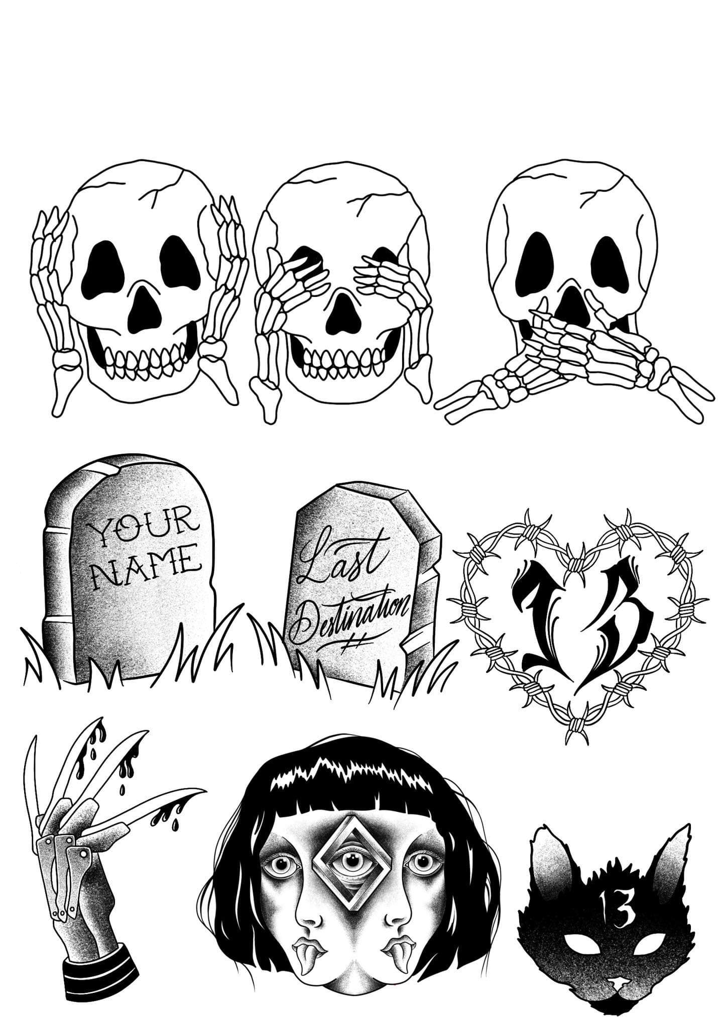 Halloween inspired designs by Eponk