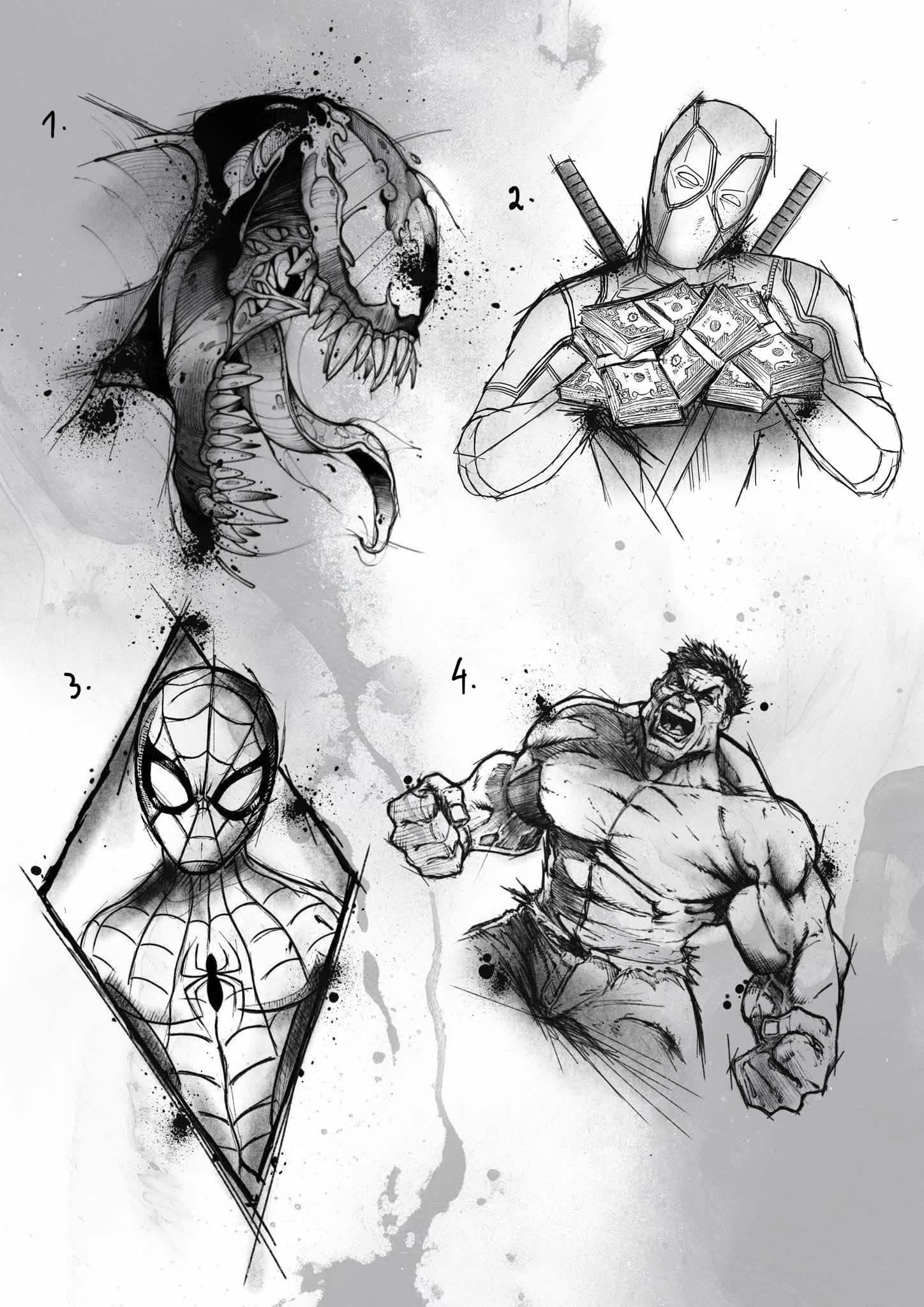 Marvel inspired designs by Veronika (2025)