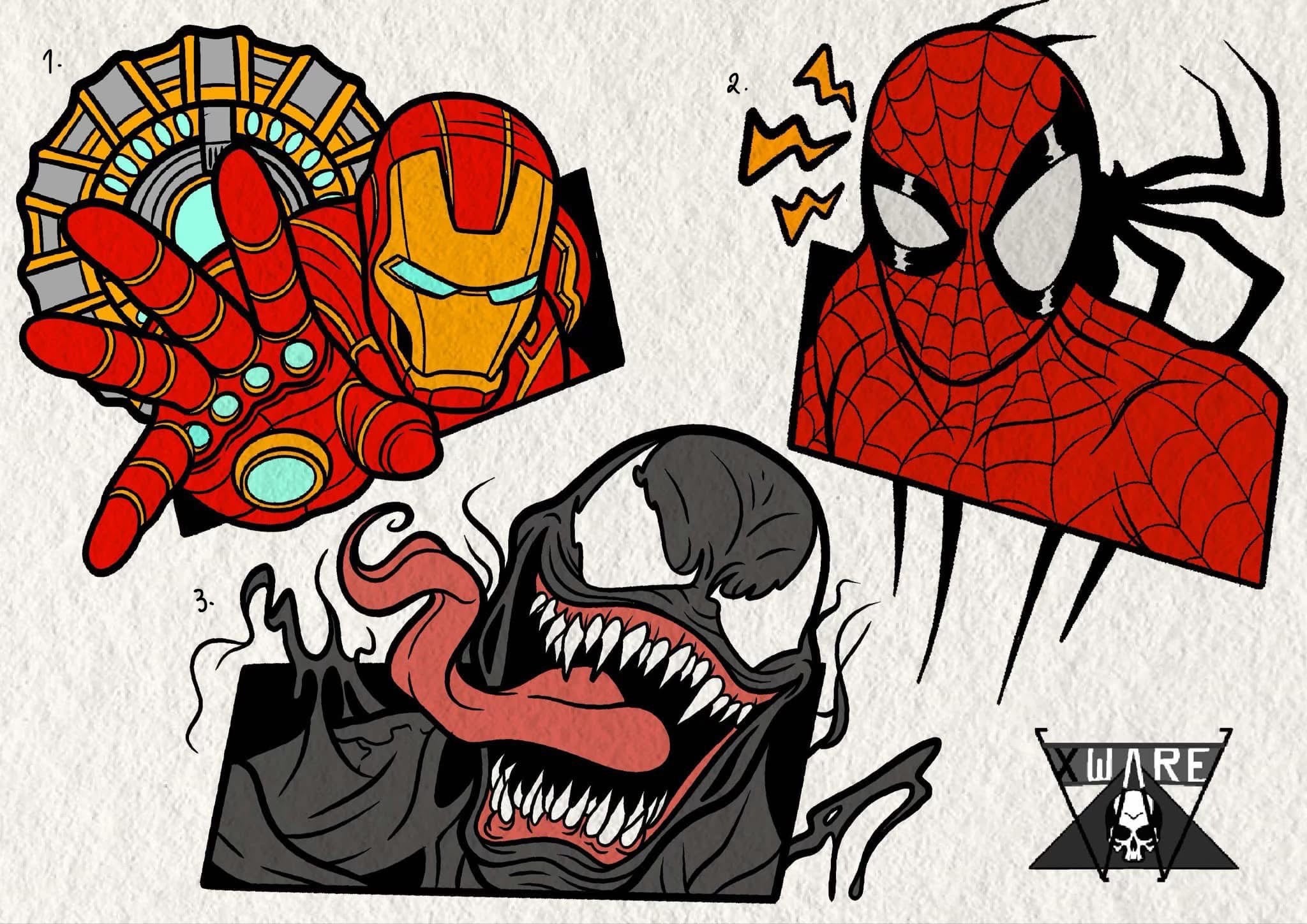Marvel inspired designs by Emily (2025)