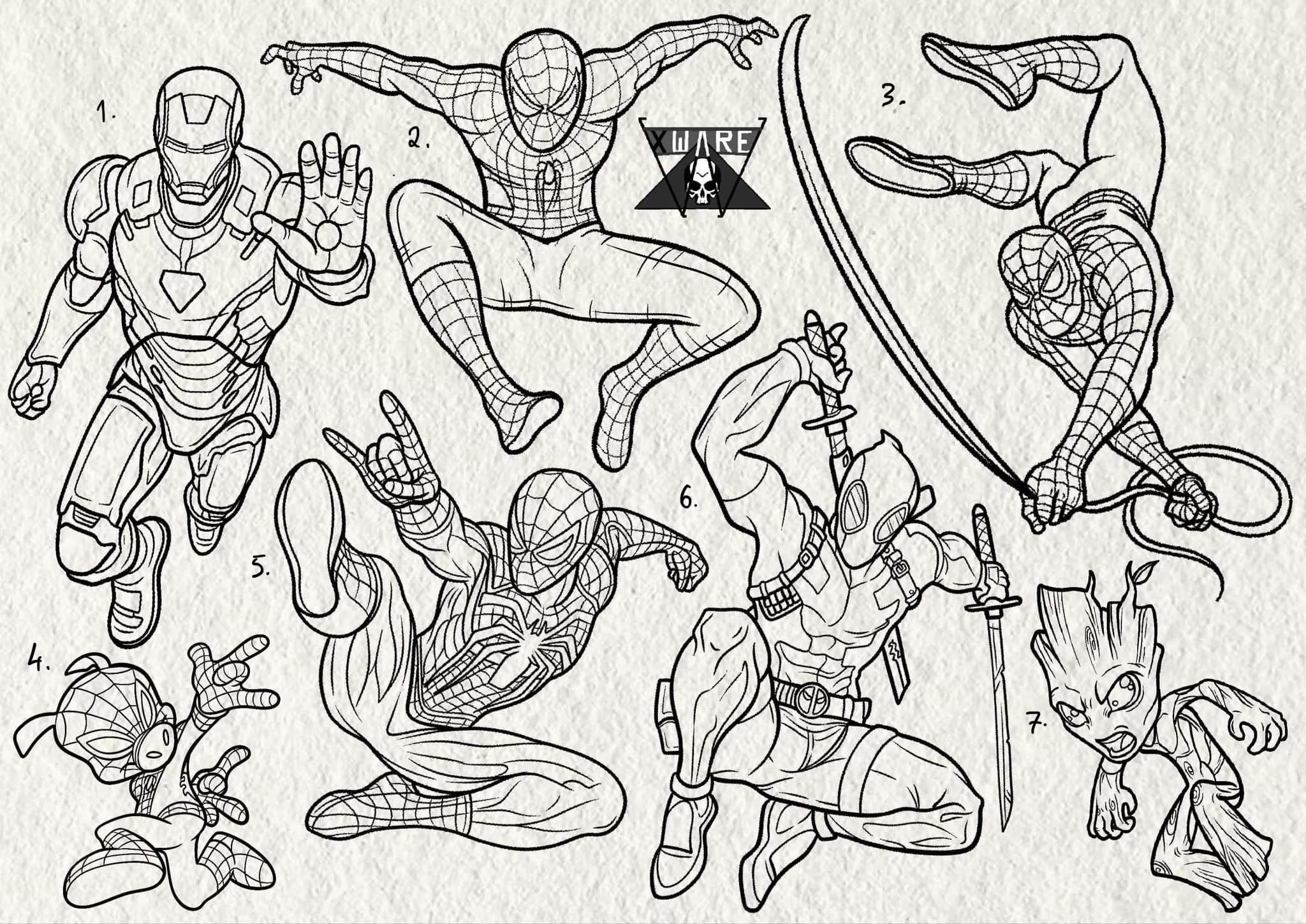 Marvel inspired designs by Emily (2025)