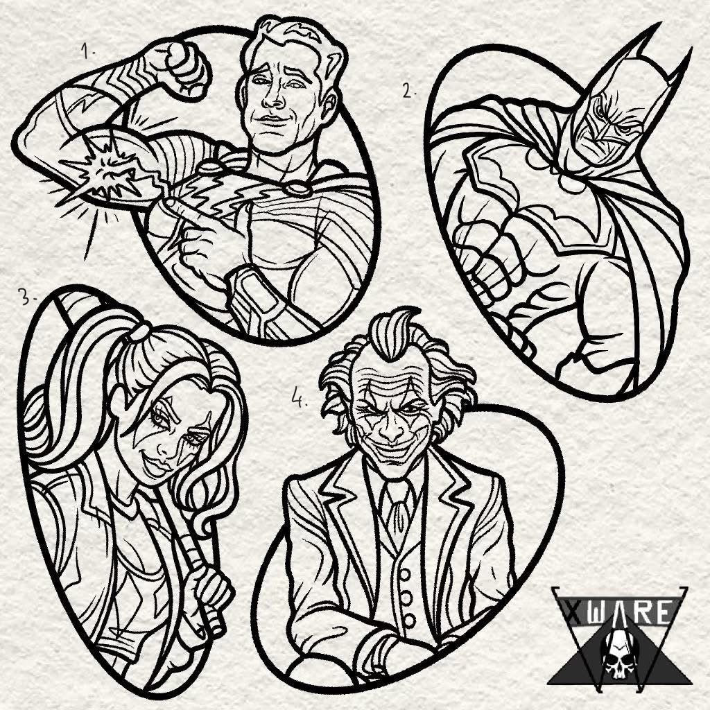 DC inspired designs by Emily (2025)