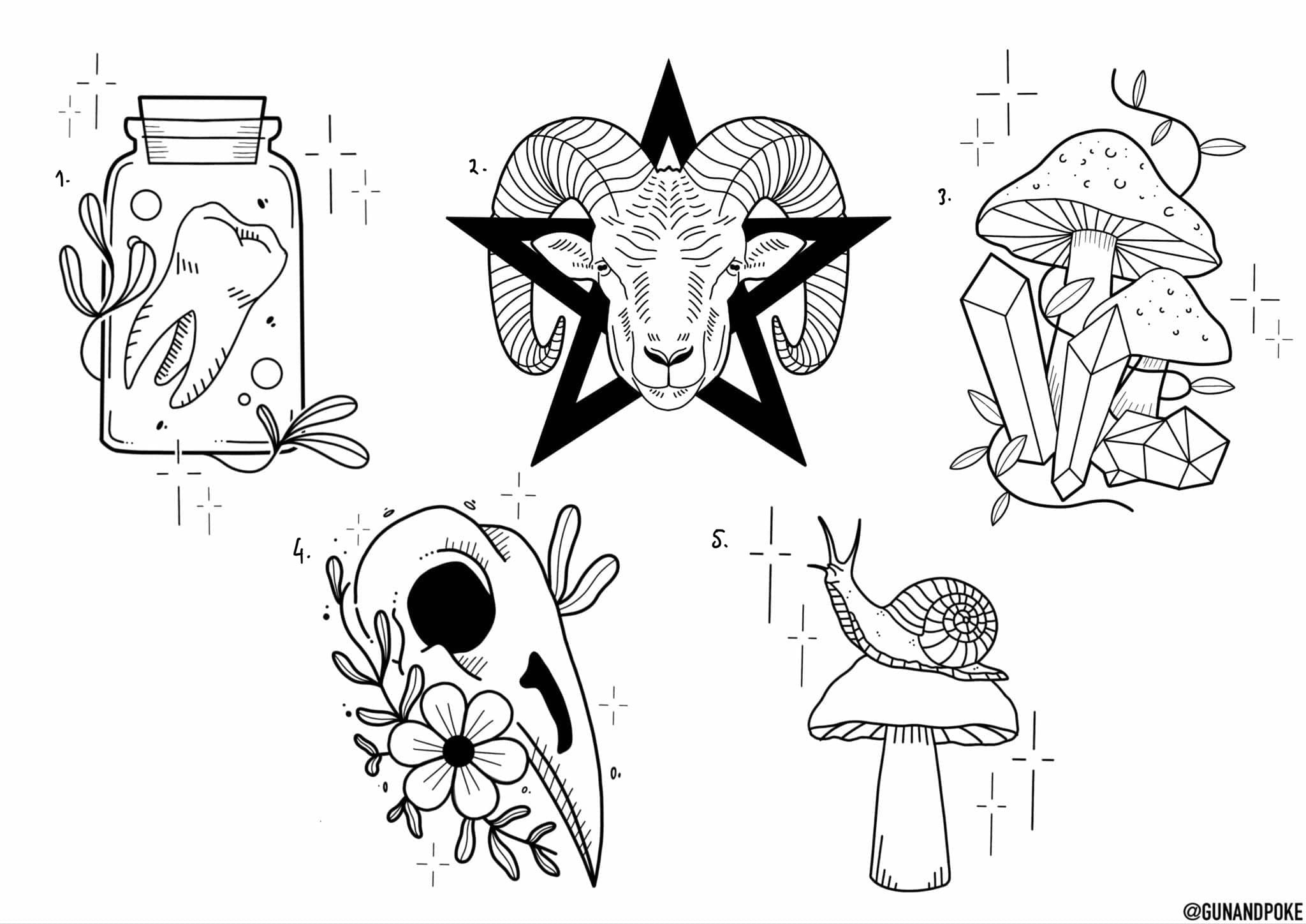 Witchy inspired designs by Amy