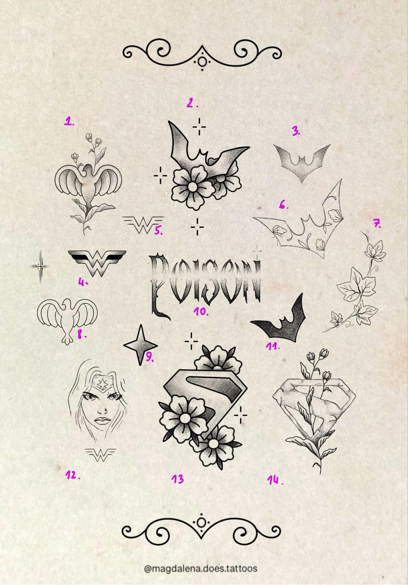 DC inspired designs by Magda (2025)