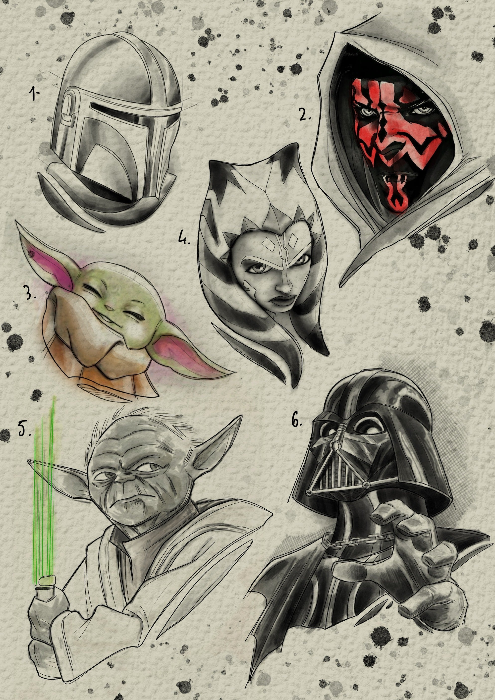 Star Wars inspired designs by Felipe (2025)