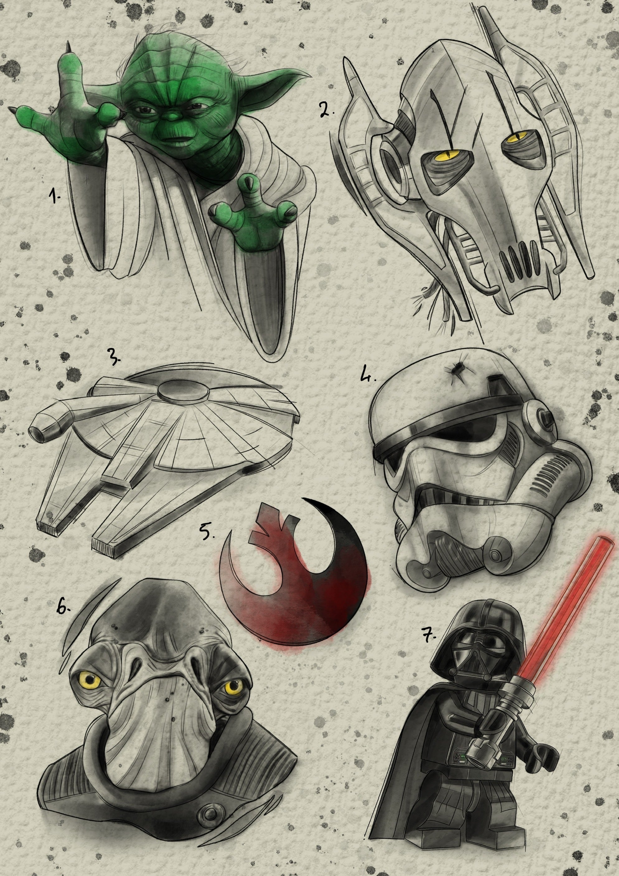 Star Wars inspired designs by Felipe (2025)