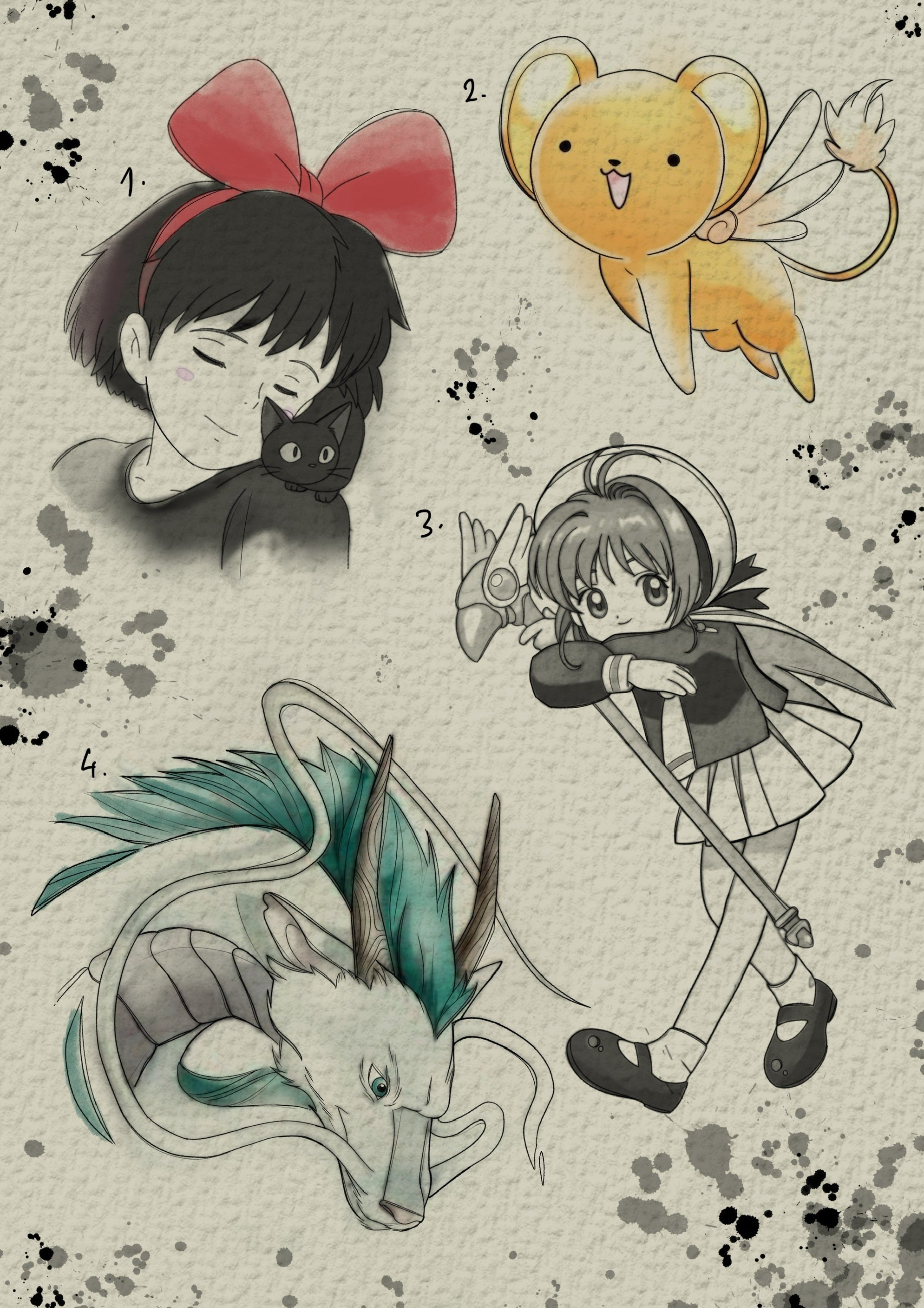 Anime inspired designs by Felipe (2025)