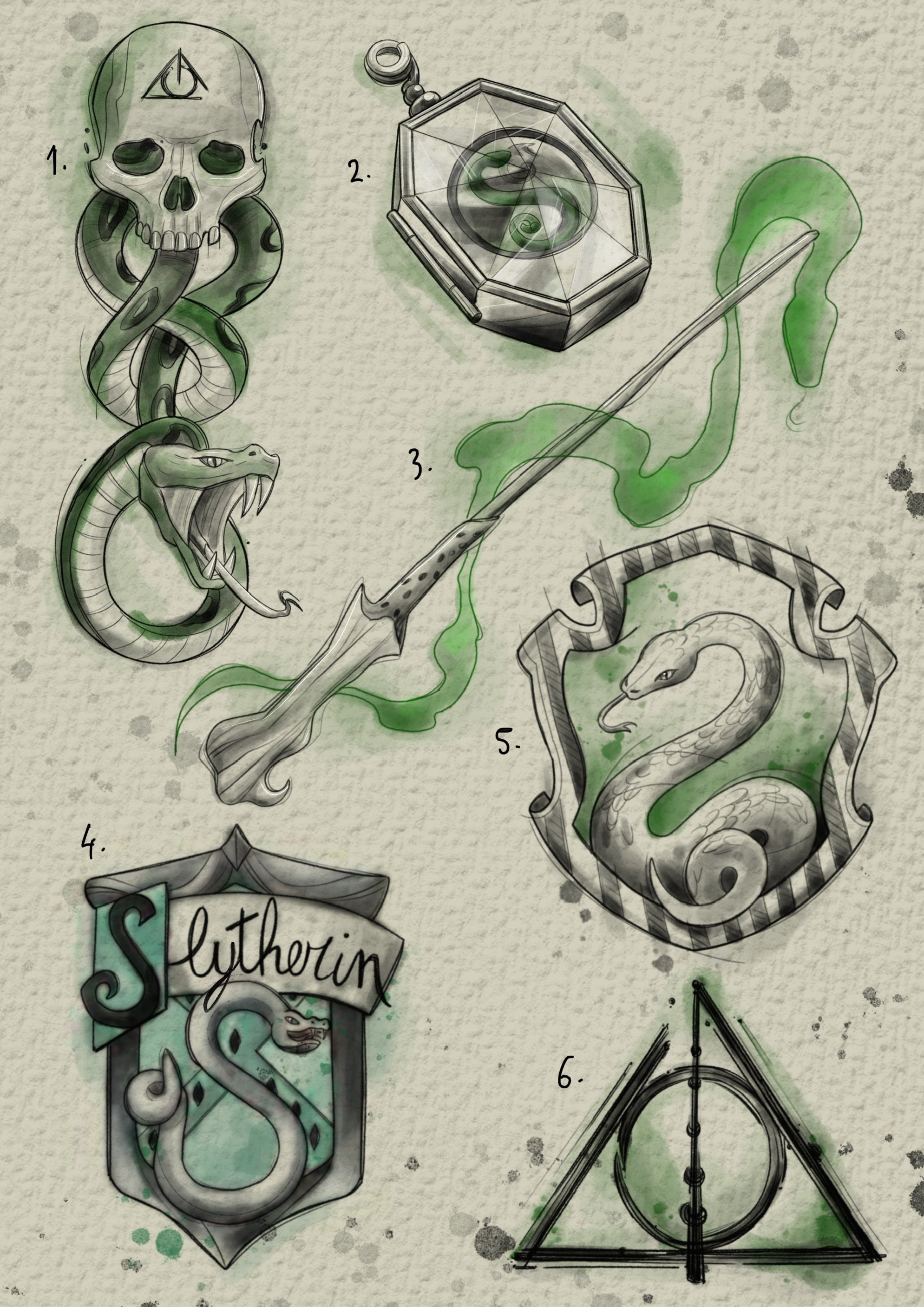 Harry Potter inspired designs by Felipe (2025)