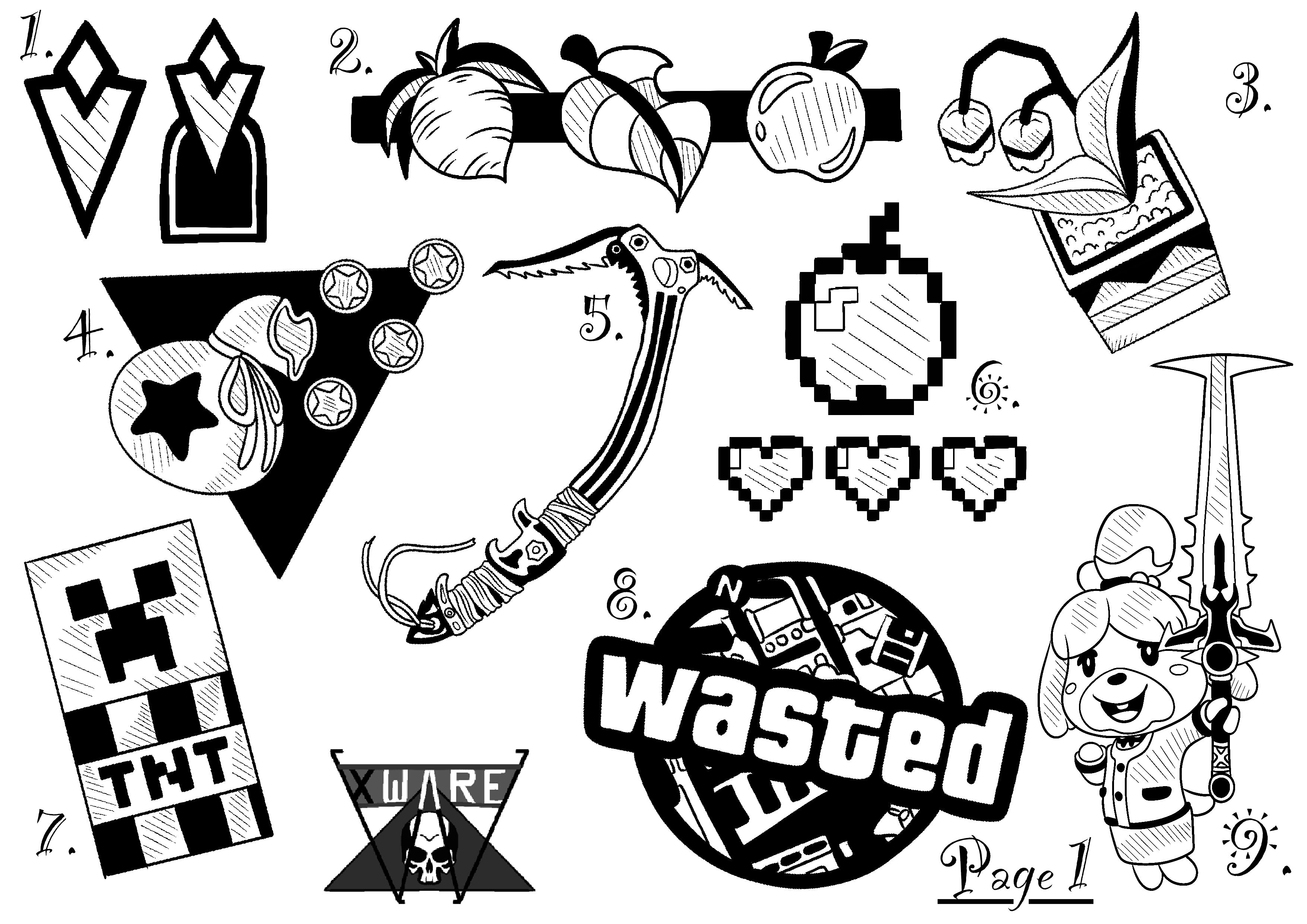 Gaming inspired designs by Emily