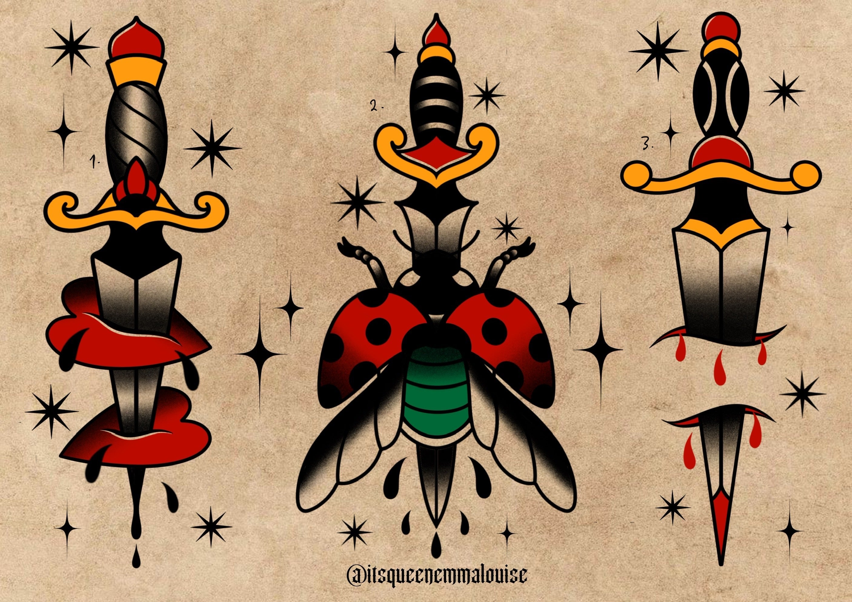 Traditional inspired designs by Emma (2025)