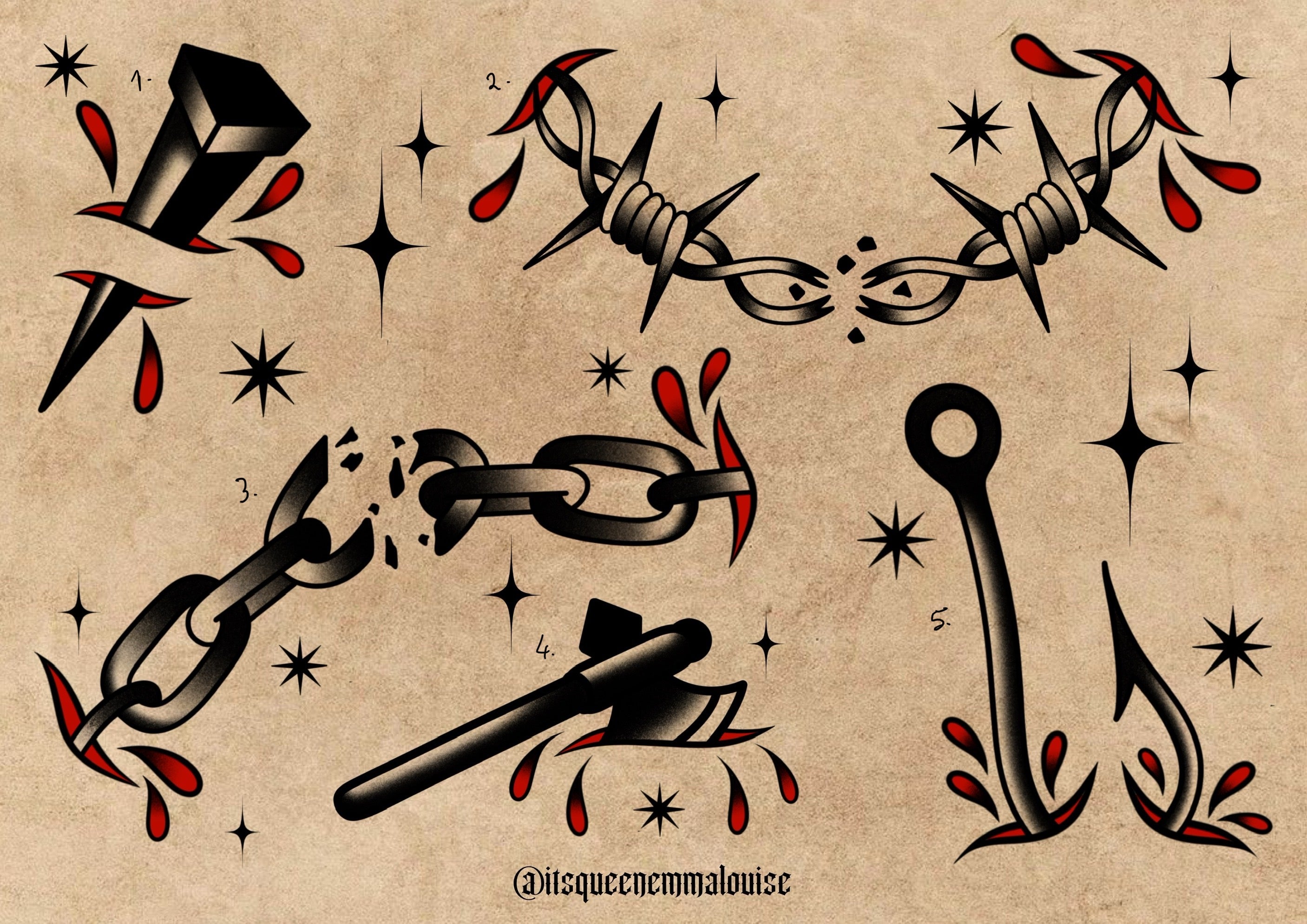 Traditional inspired designs by Emma (2025)