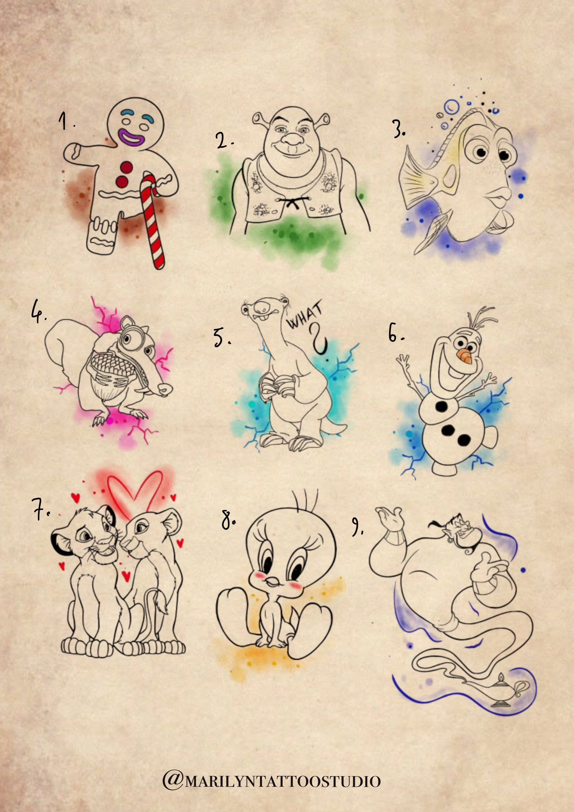 Disney inspired designs by Misa (2025)