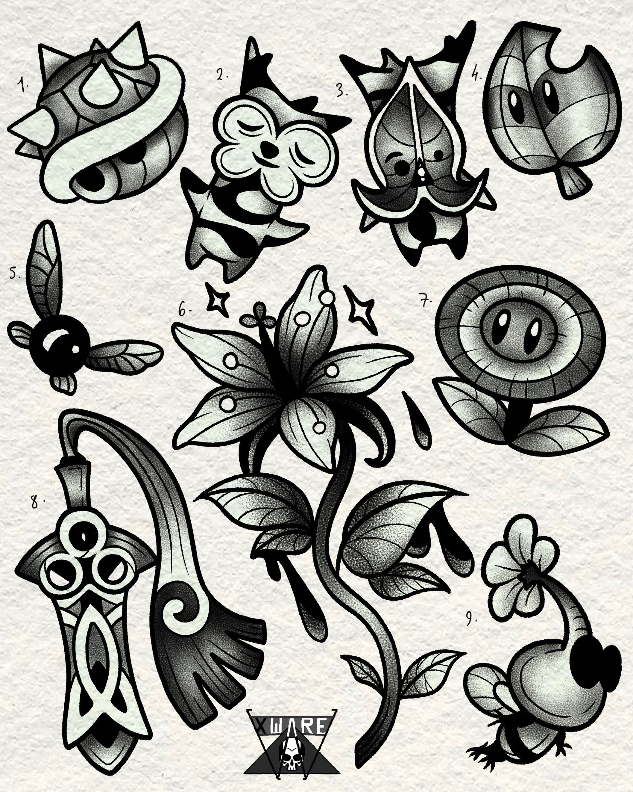 Nintendo inspired designs by Emily (2025)