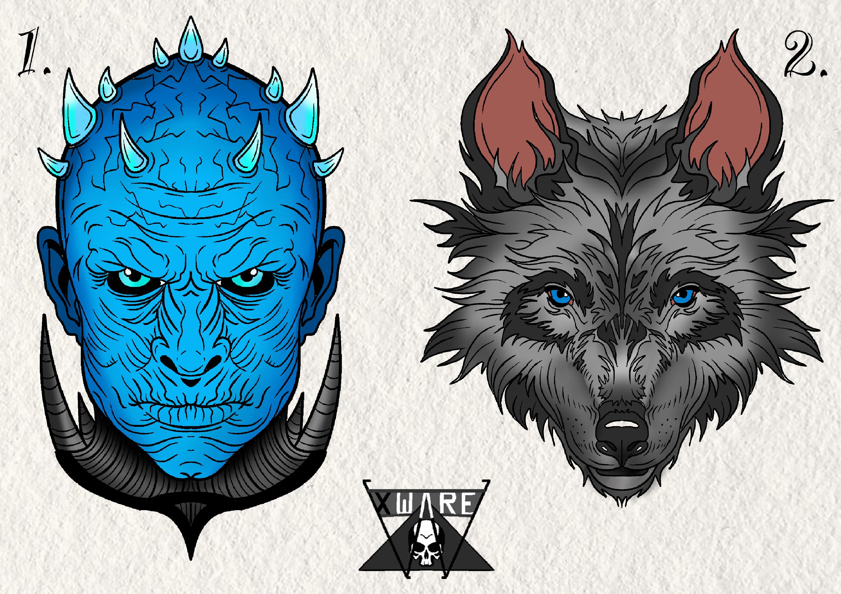 Game of Thrones/House of the Dragon inspired designs by Emily