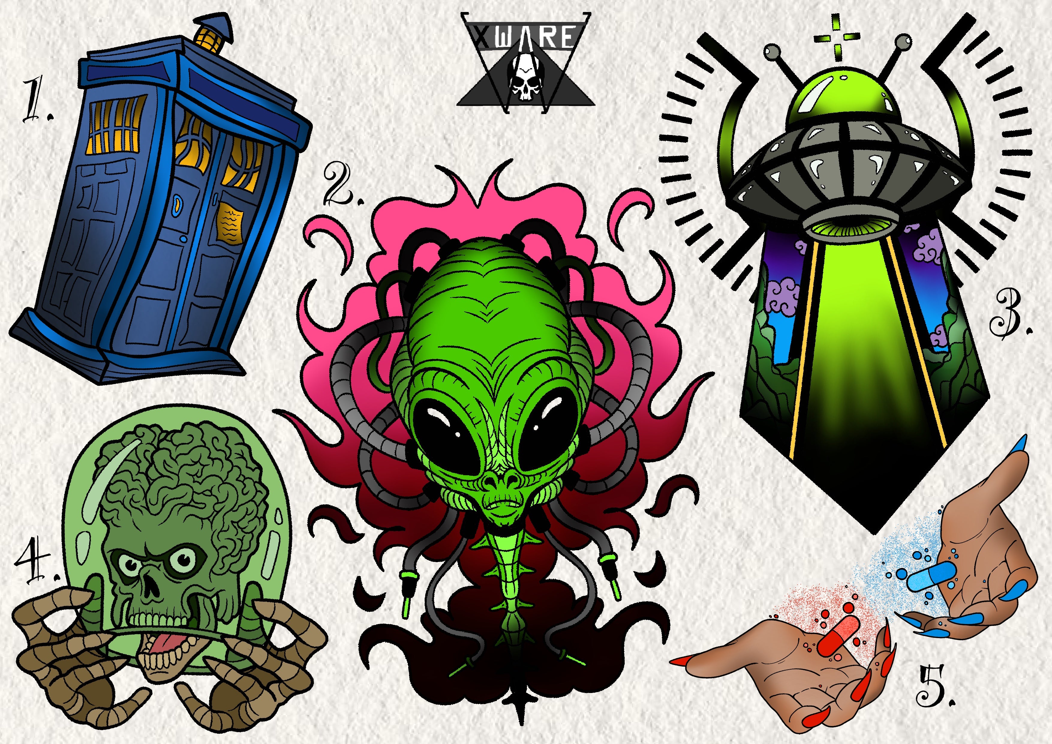 Sci-Fi inspired designs by Emily