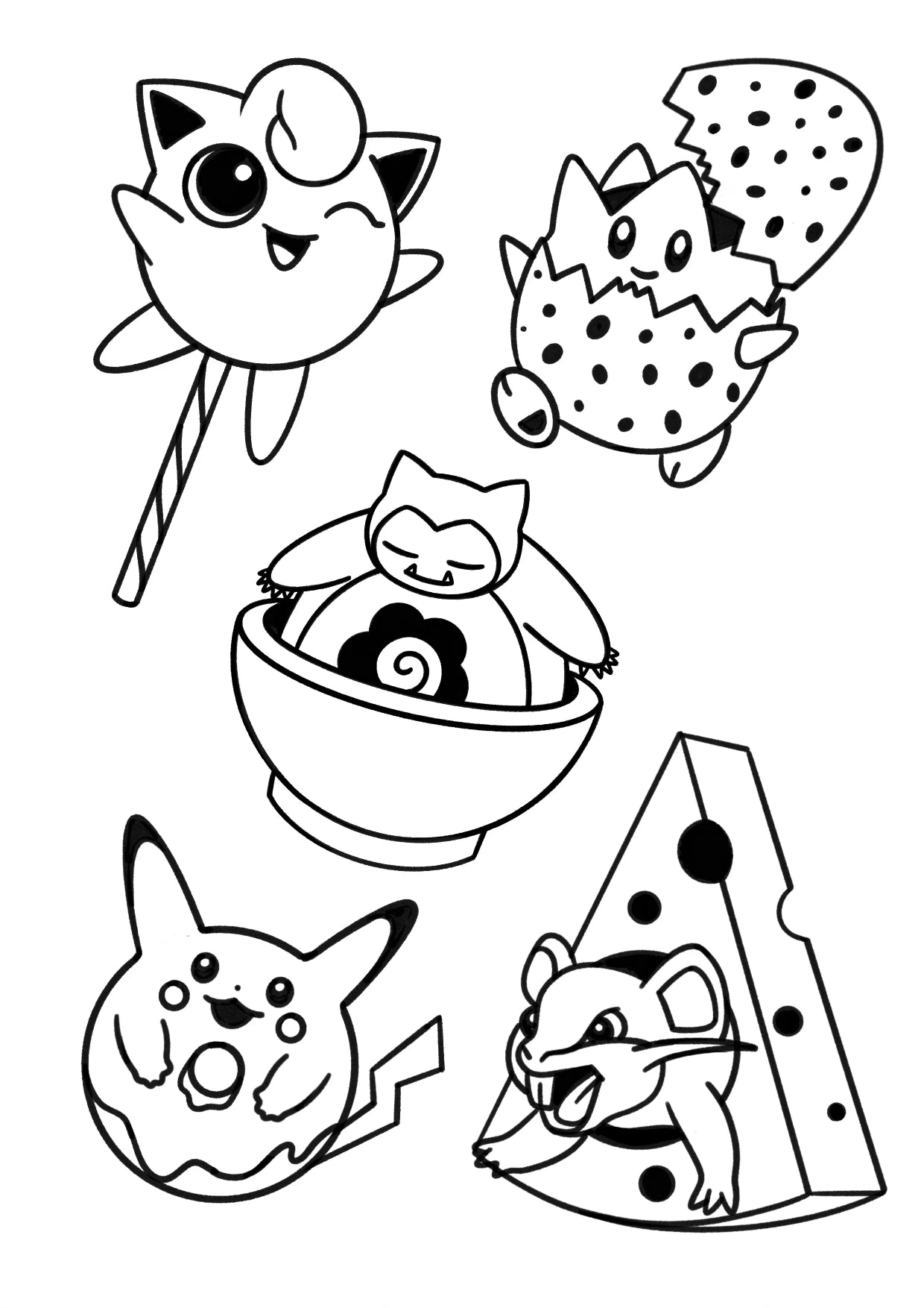 Pokemon inspired designs by Inga