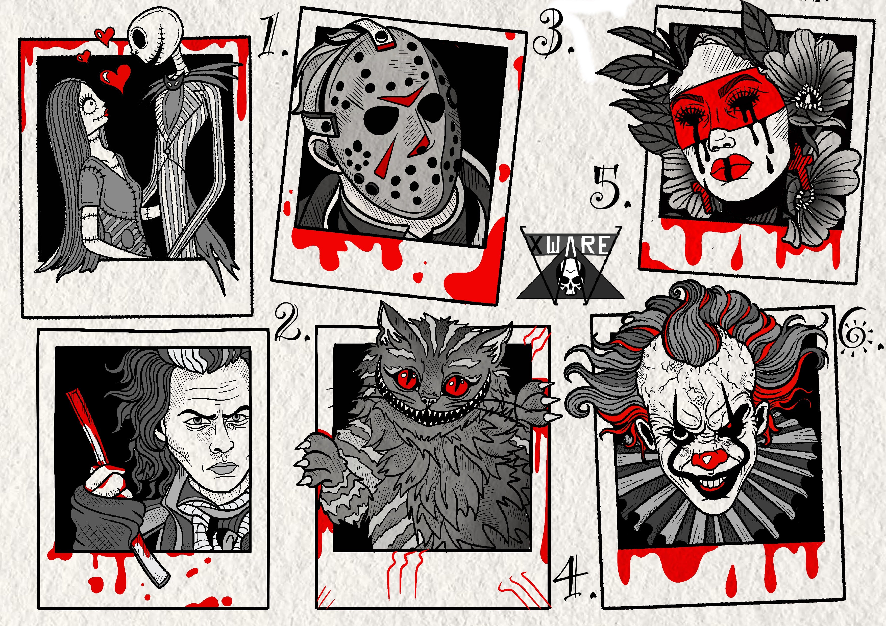 Friday 13th inspired designs by Emily (2024)