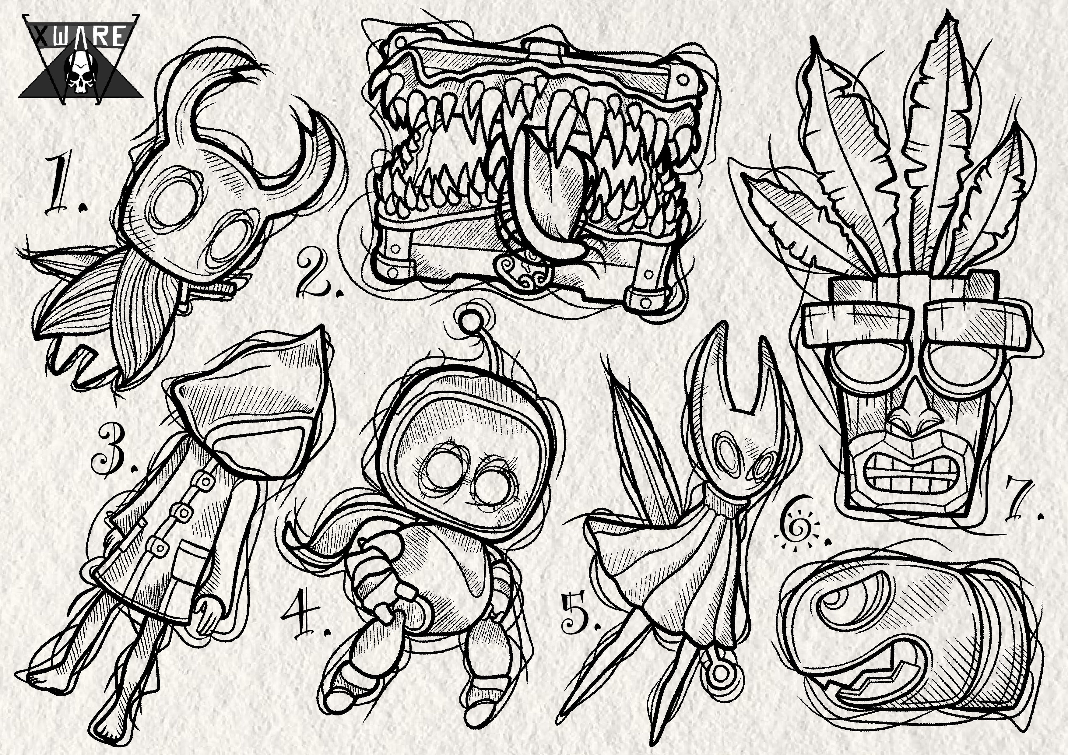 Gaming inspired designs by Emily (ROUND 2)