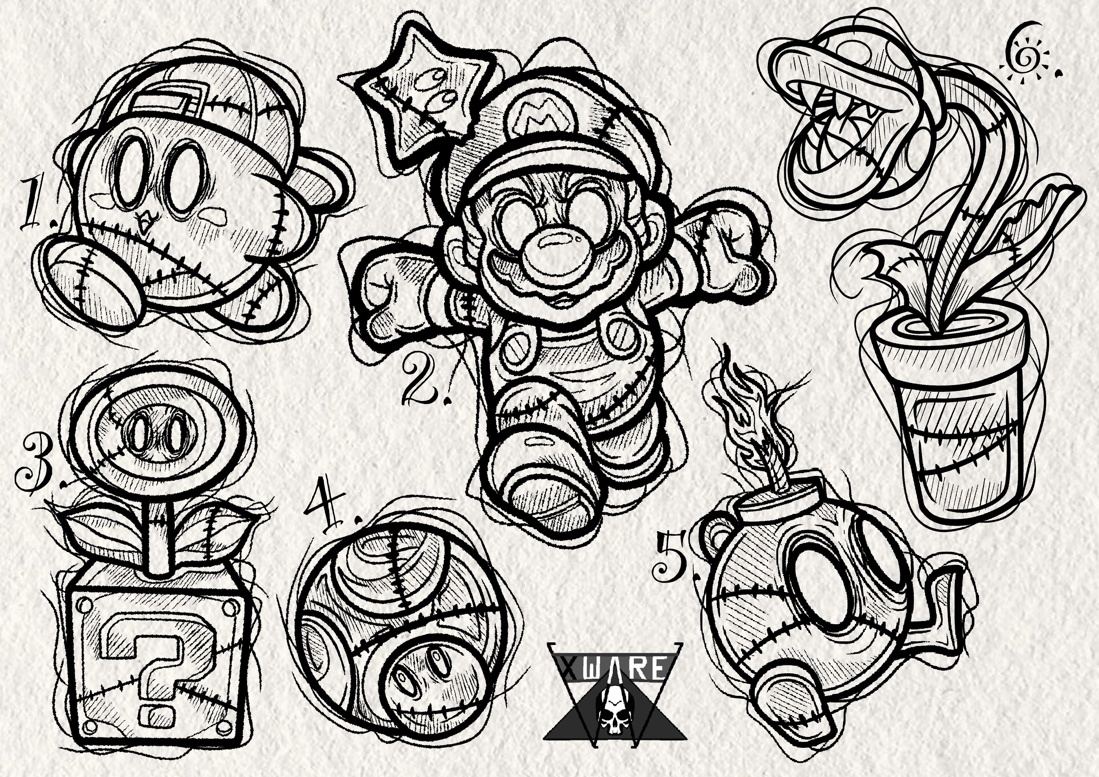 Gaming inspired designs by Emily (ROUND 2)