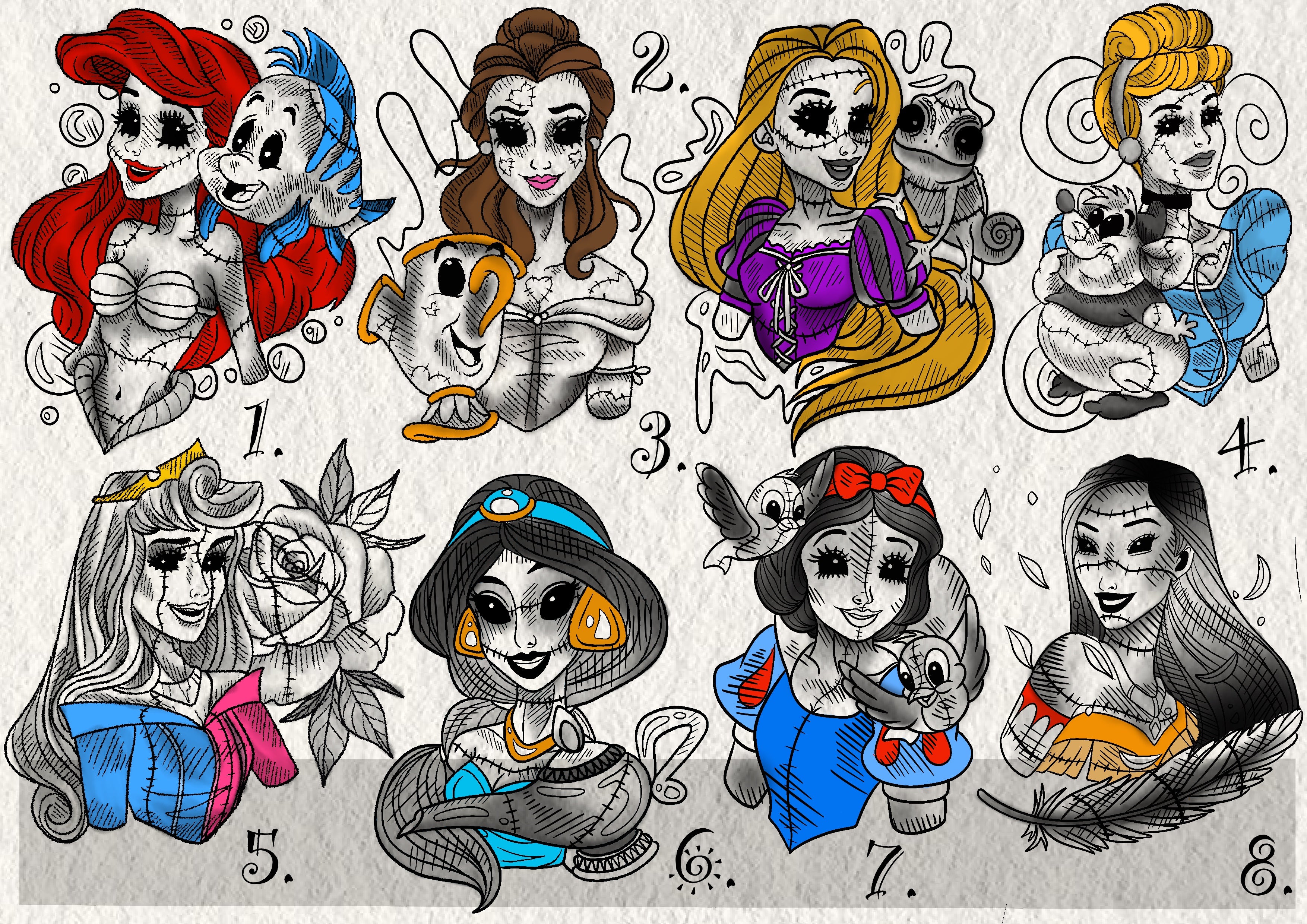 Disney inspired designs by Emily