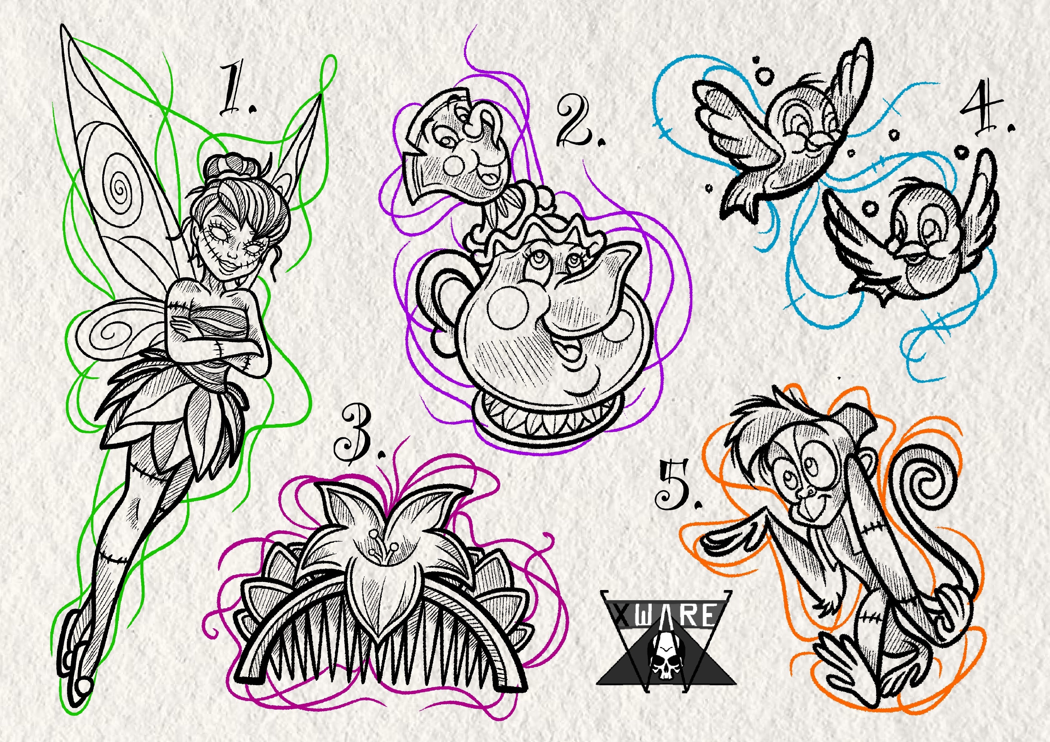 Disney inspired designs by Emily (Round 2)