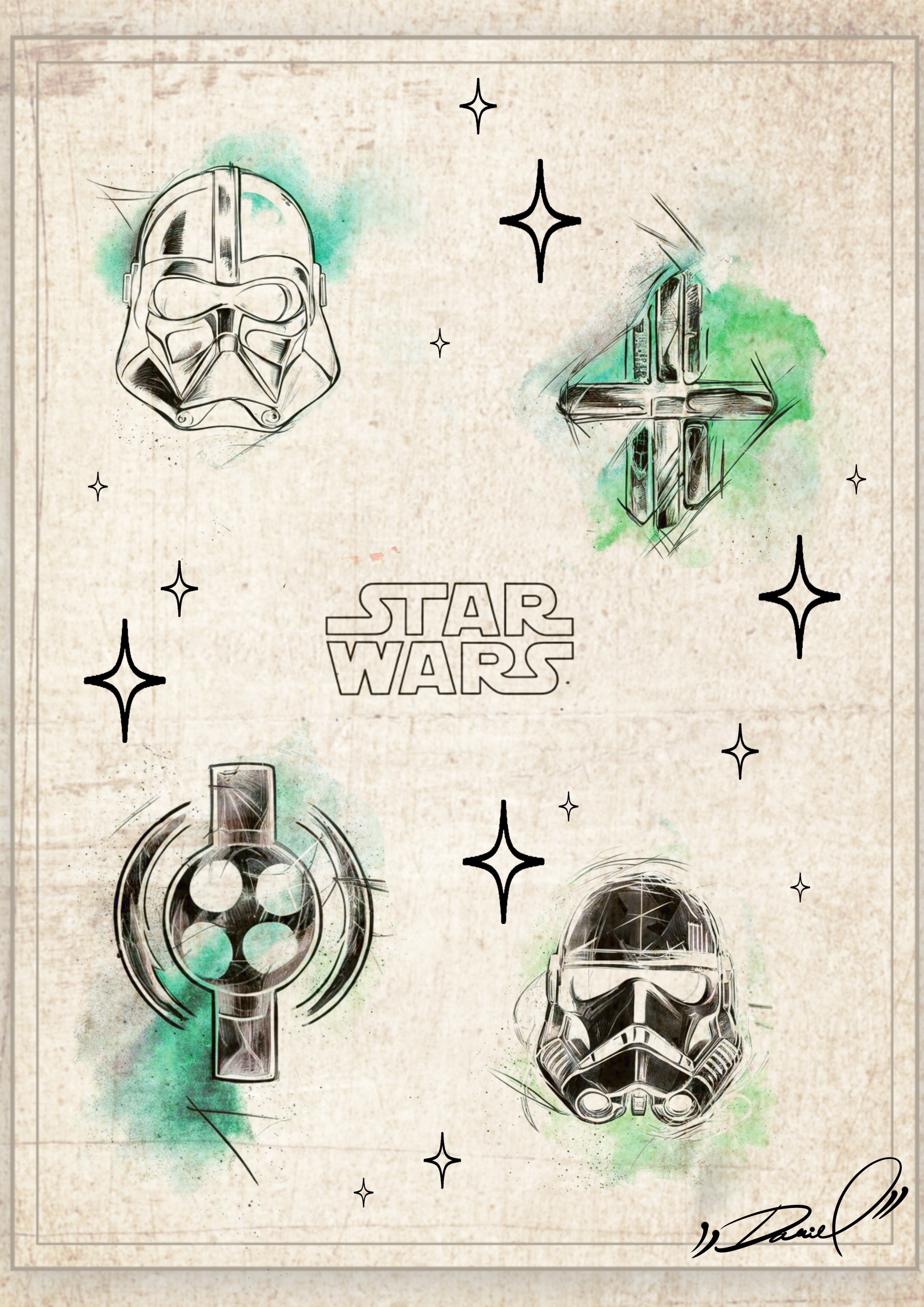 Star Wars inspired designs by Daniel
