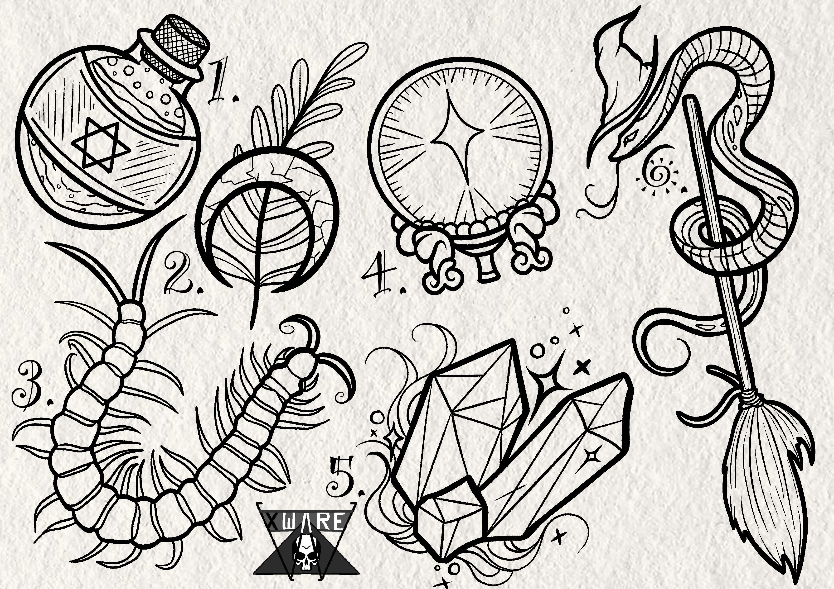 Witchy inspired designs by Emily