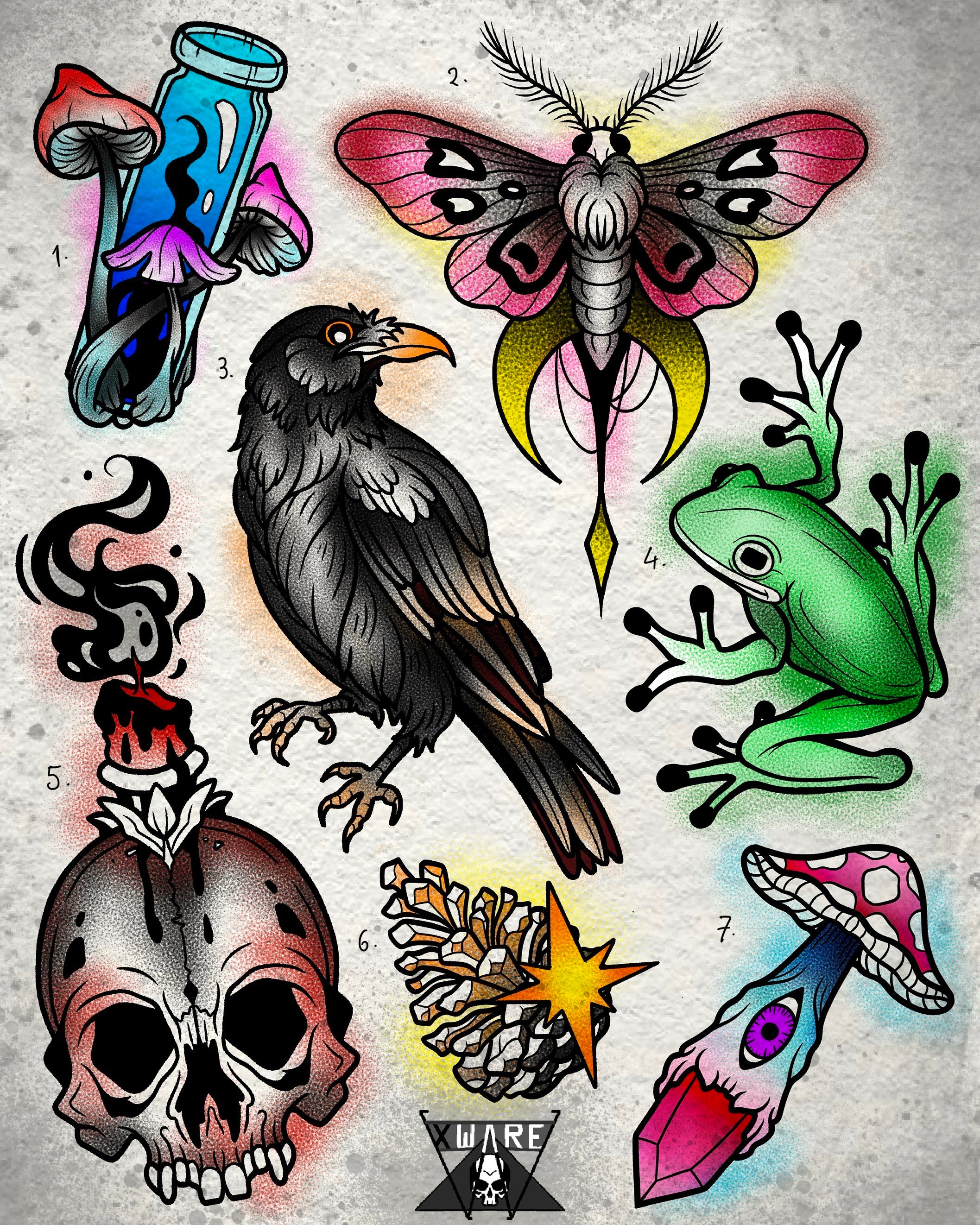 Witchy inspired designs by Emily (2025)