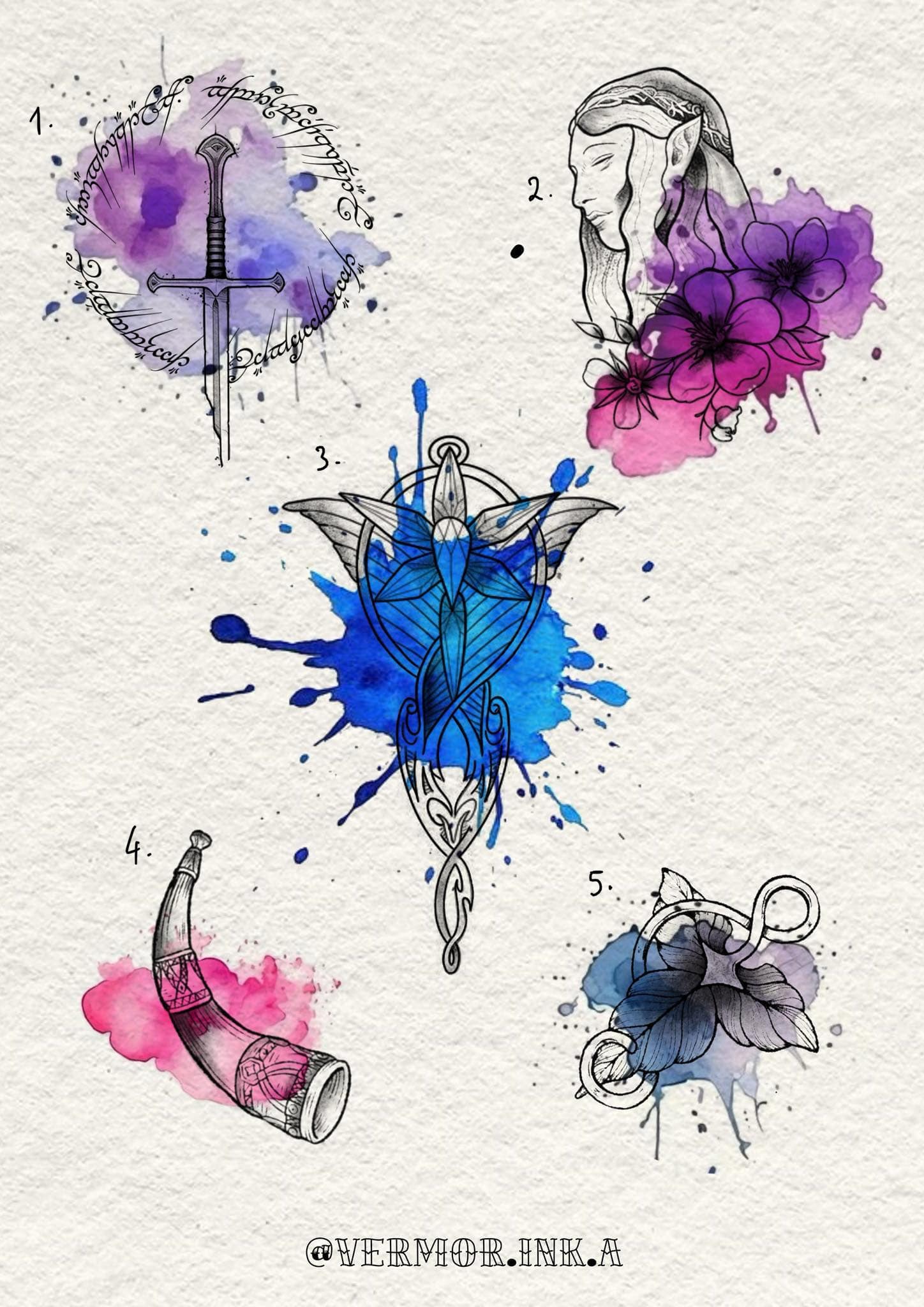 Lord of the Rings inspired designs by Veronika (2025)