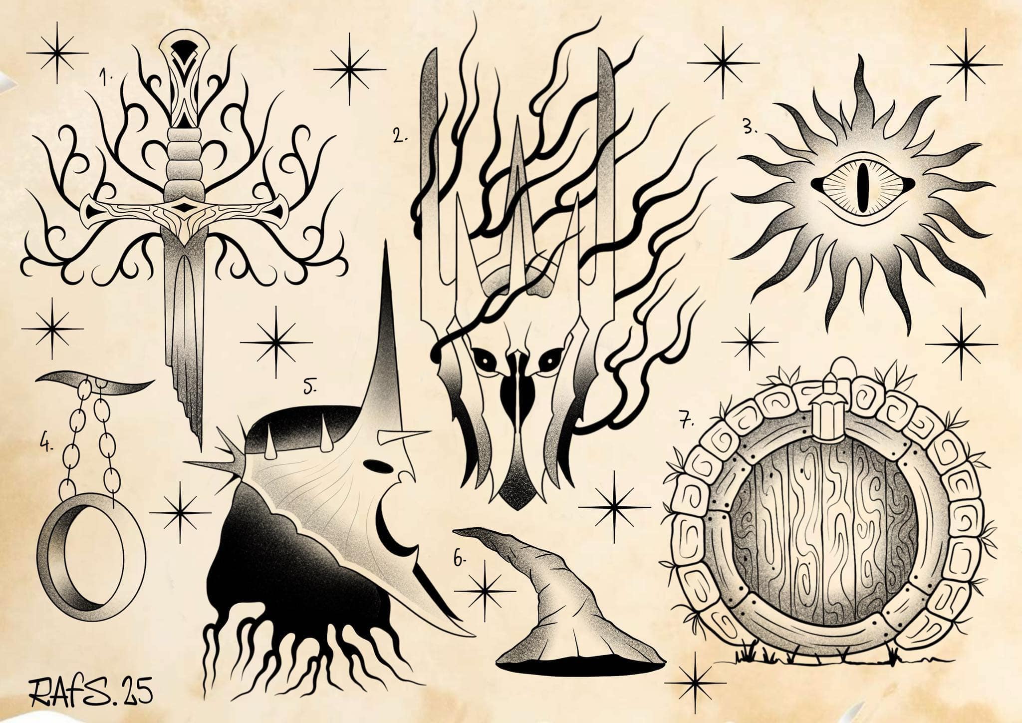 Lord of the Rings inspired designs by Rafal (2025)