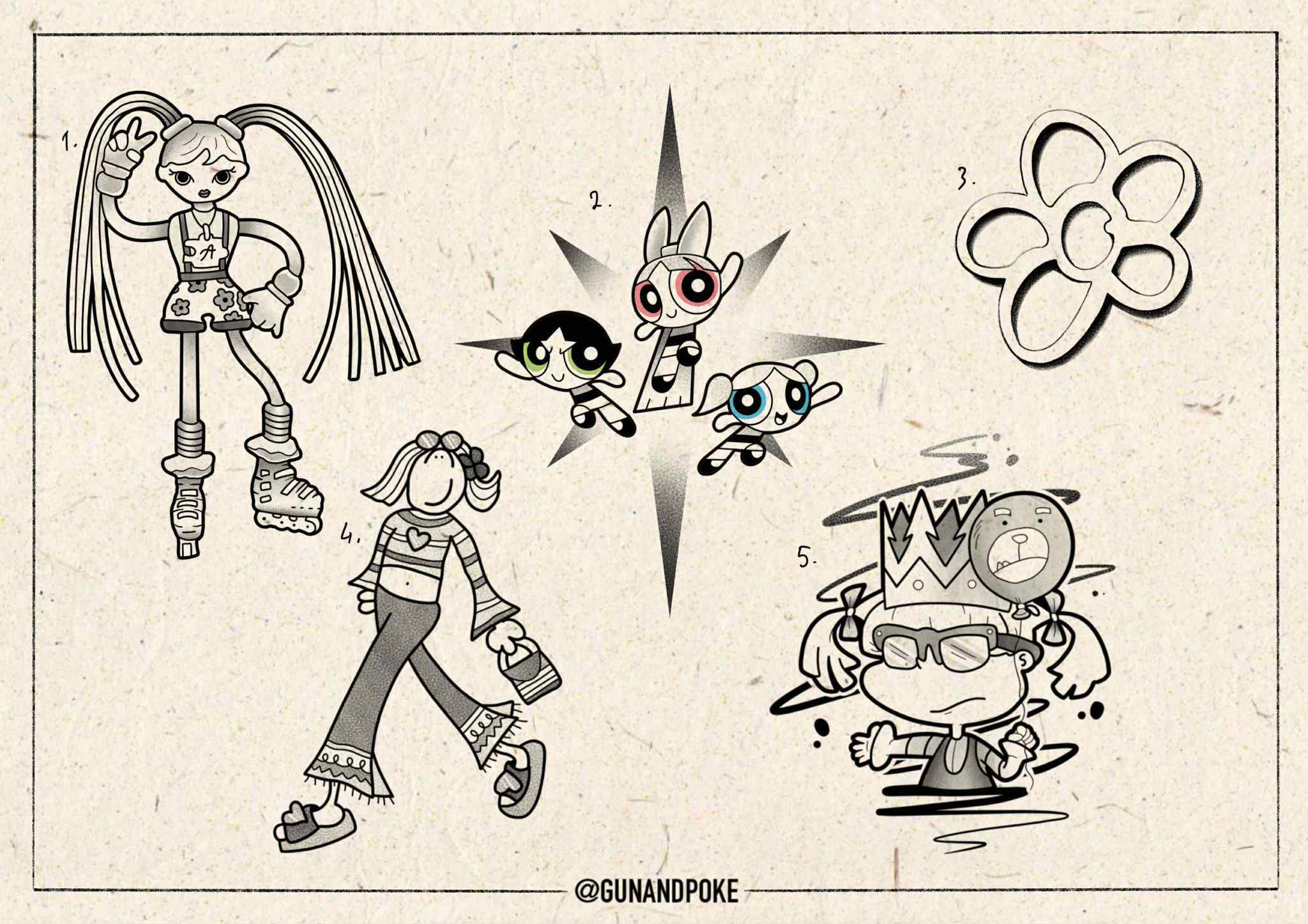 90's Nostalgia inspired designs by Amy (2025)