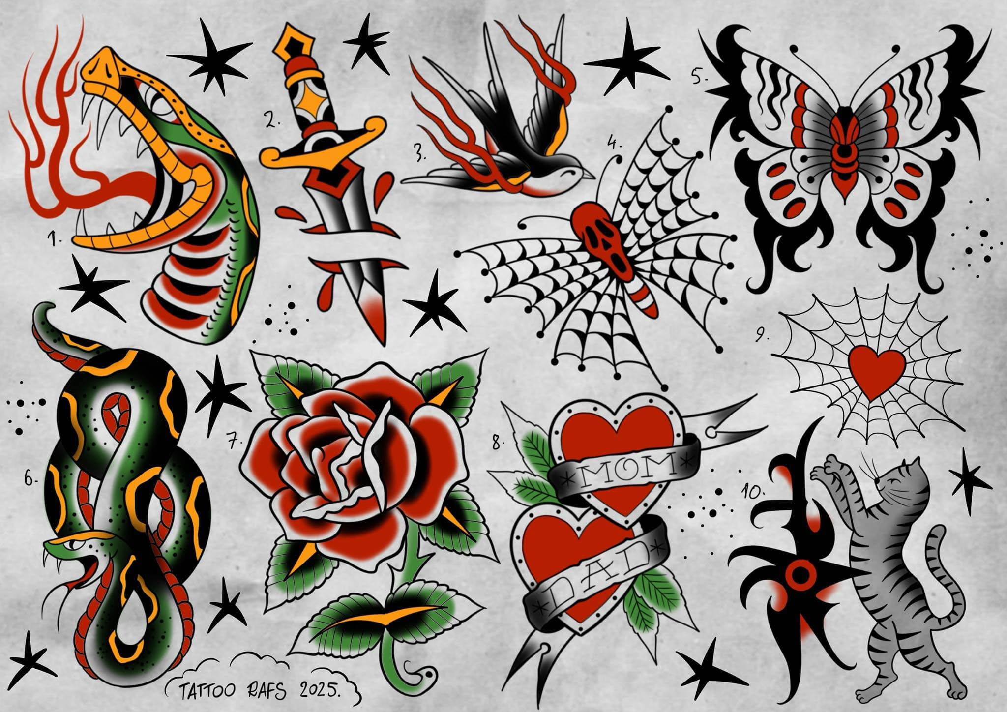 Traditional inspired designs by Rafal (2025)