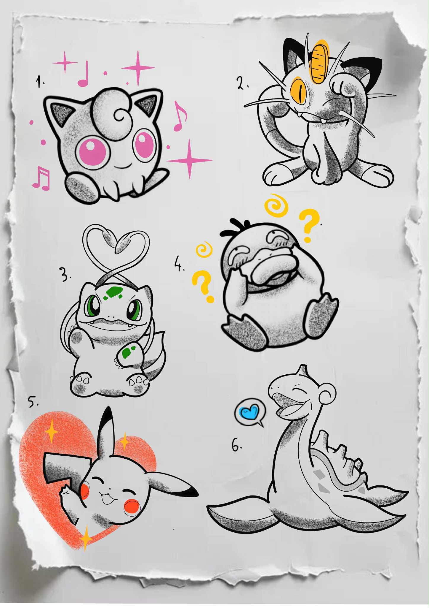 Pokemon Round 2 inspired designs by Krista (2025)