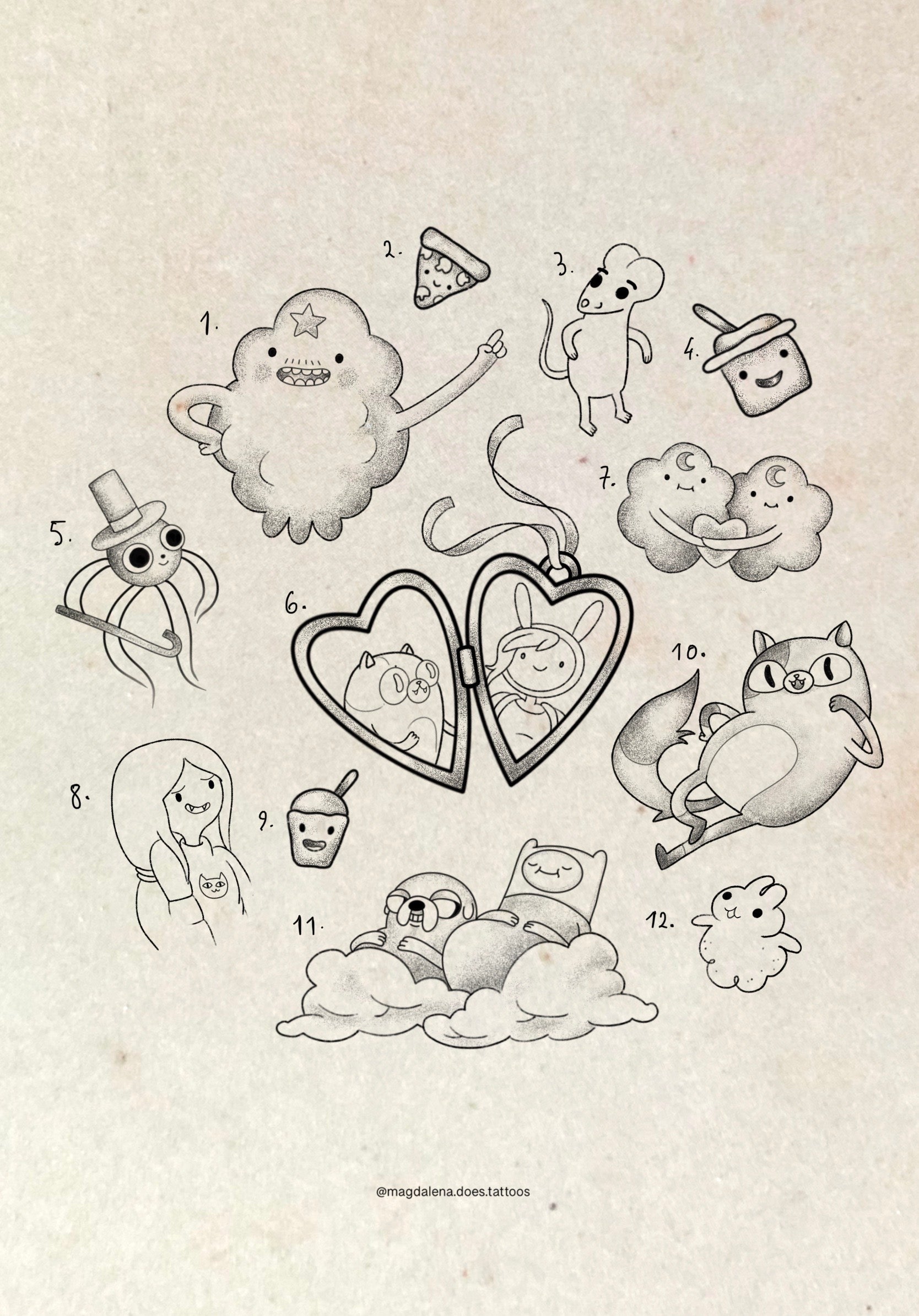 Cartoon Network inspired designs by Magda (2025)
