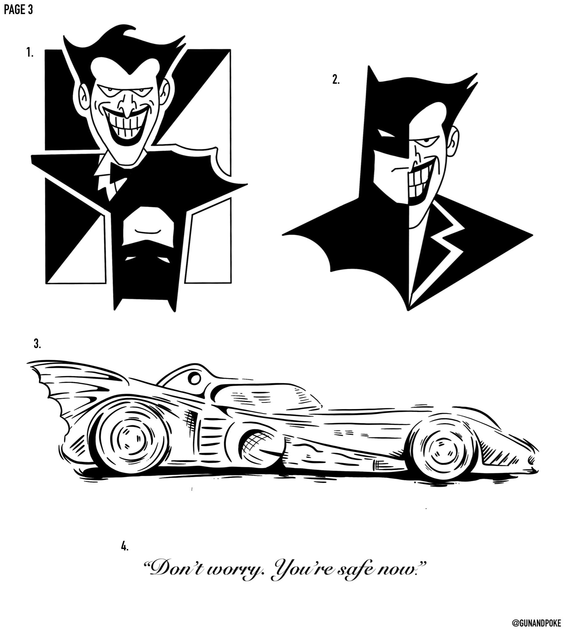 Batman inspired designs by Amy