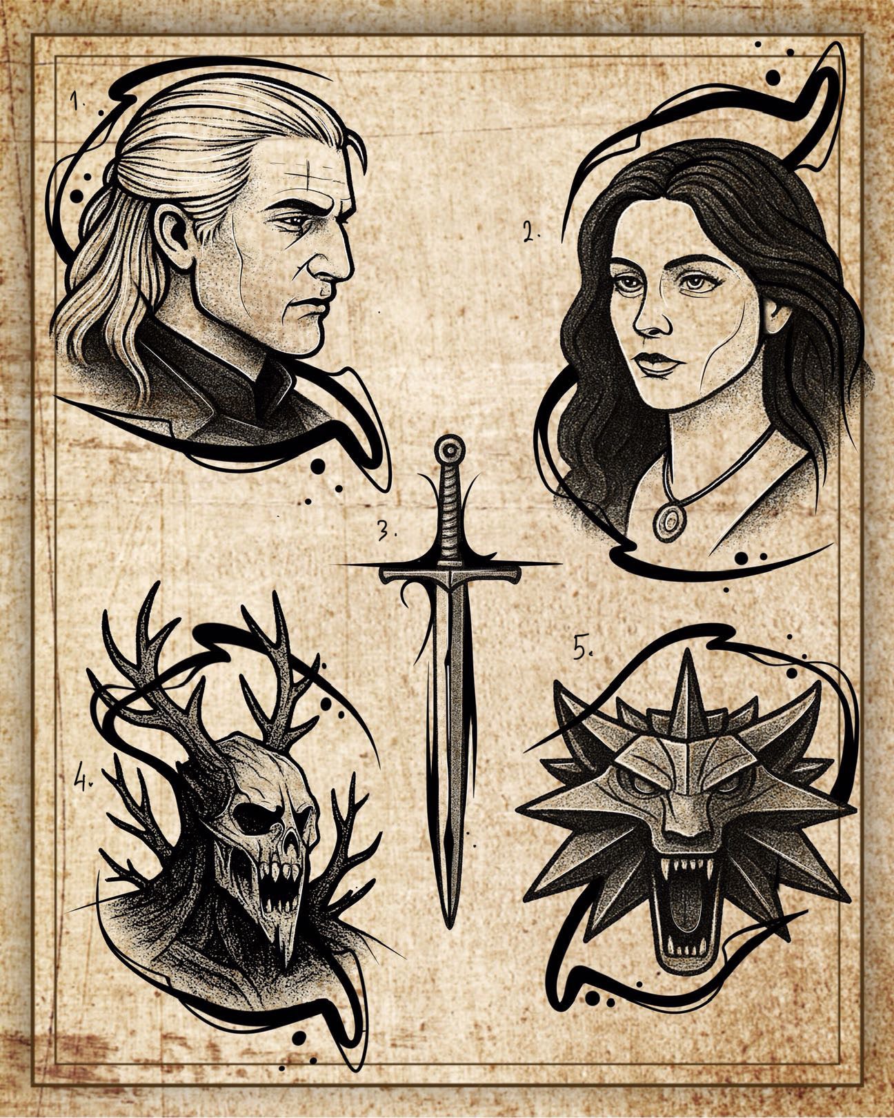 The Witcher inspired designs by Danyel (2025)