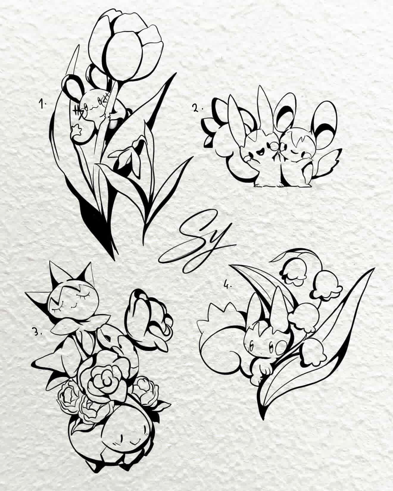 Pokemon inspired designs by Sangyoon (2026)